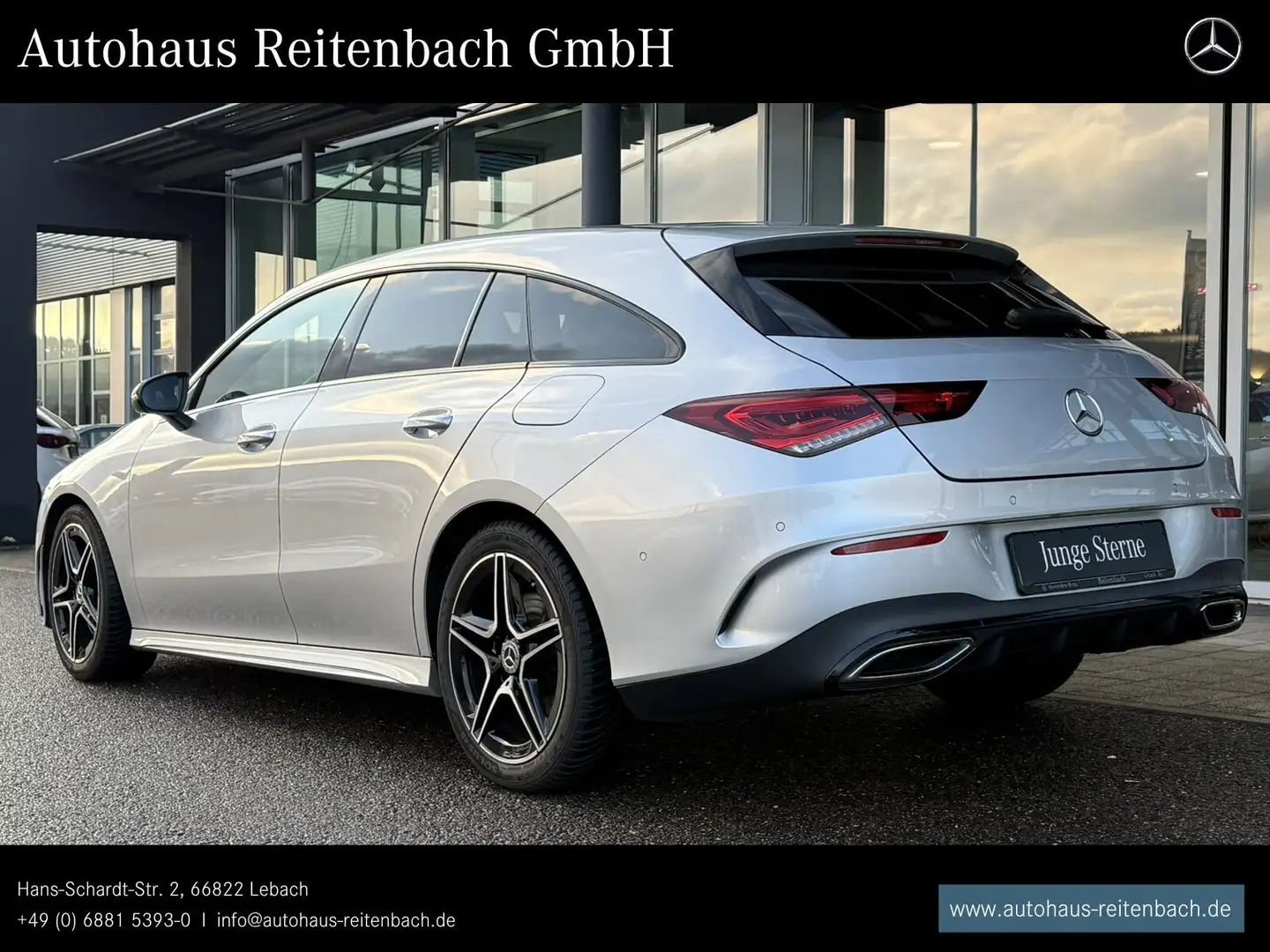 Mercedes-Benz CLA 220 CLA220d SB AMG+PANO+DIST KAMERA+KEYLESS+SOUNDSYS Silber - 2