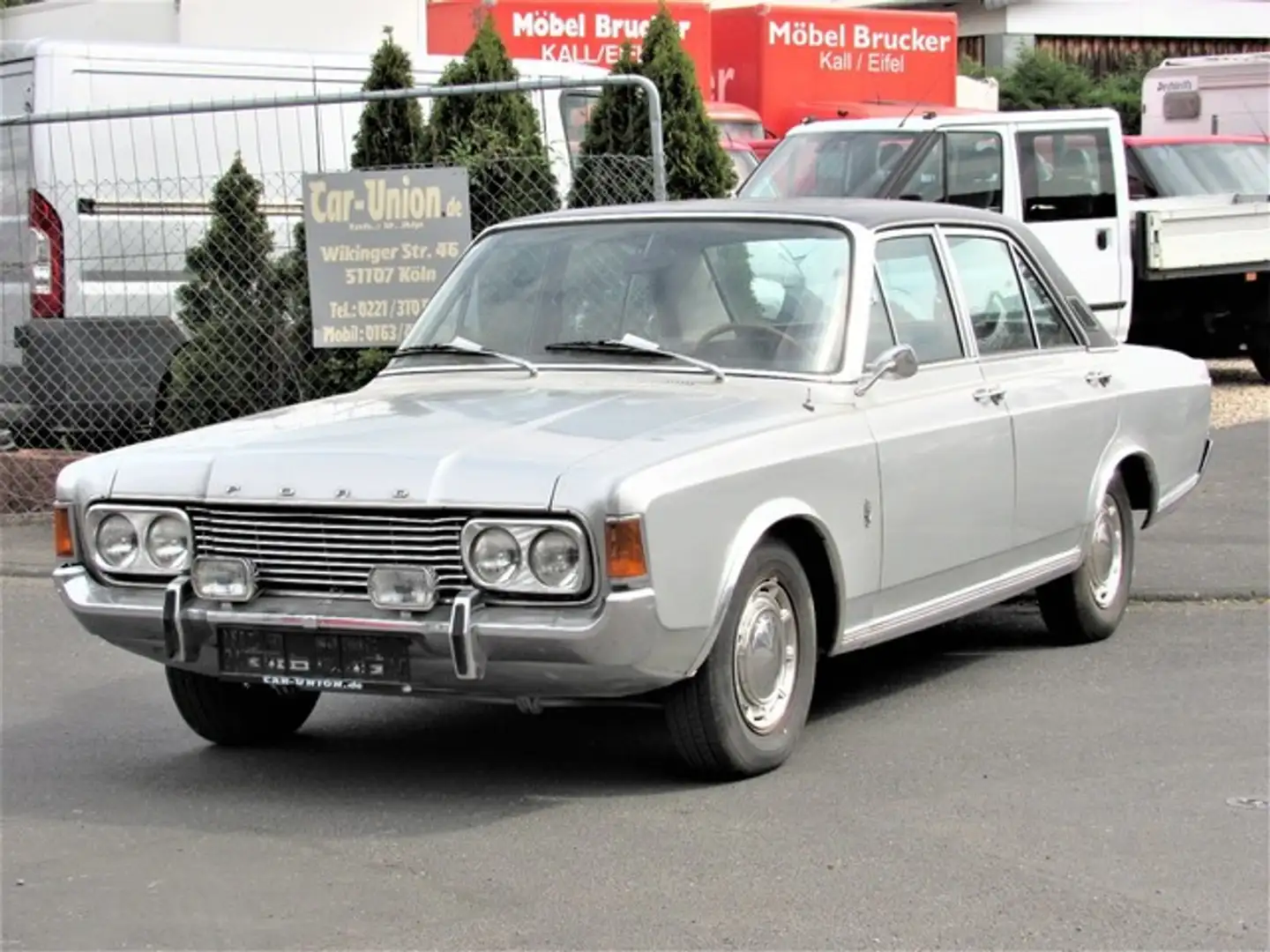 Ford 26M V6 P7 H-Kennzeichen Schalter Schiebedach Argent - 1