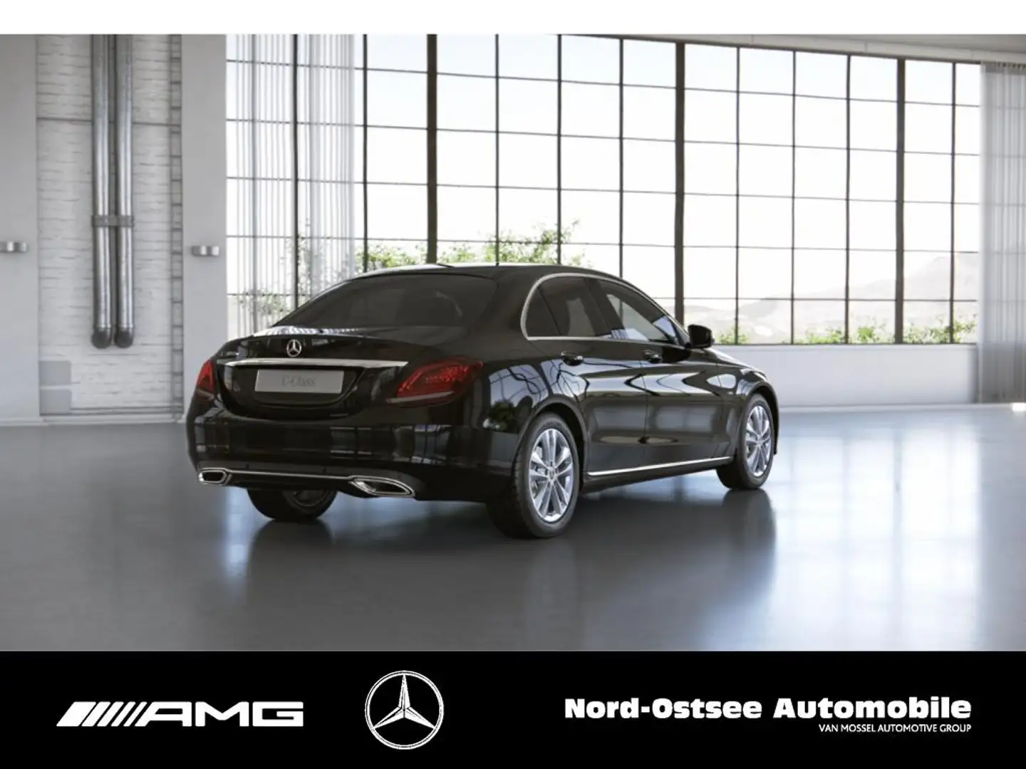 Mercedes-Benz C 300 e AVANTGARDE NAVI KAMERA KEYLESS TOTWINKEL Schwarz - 2