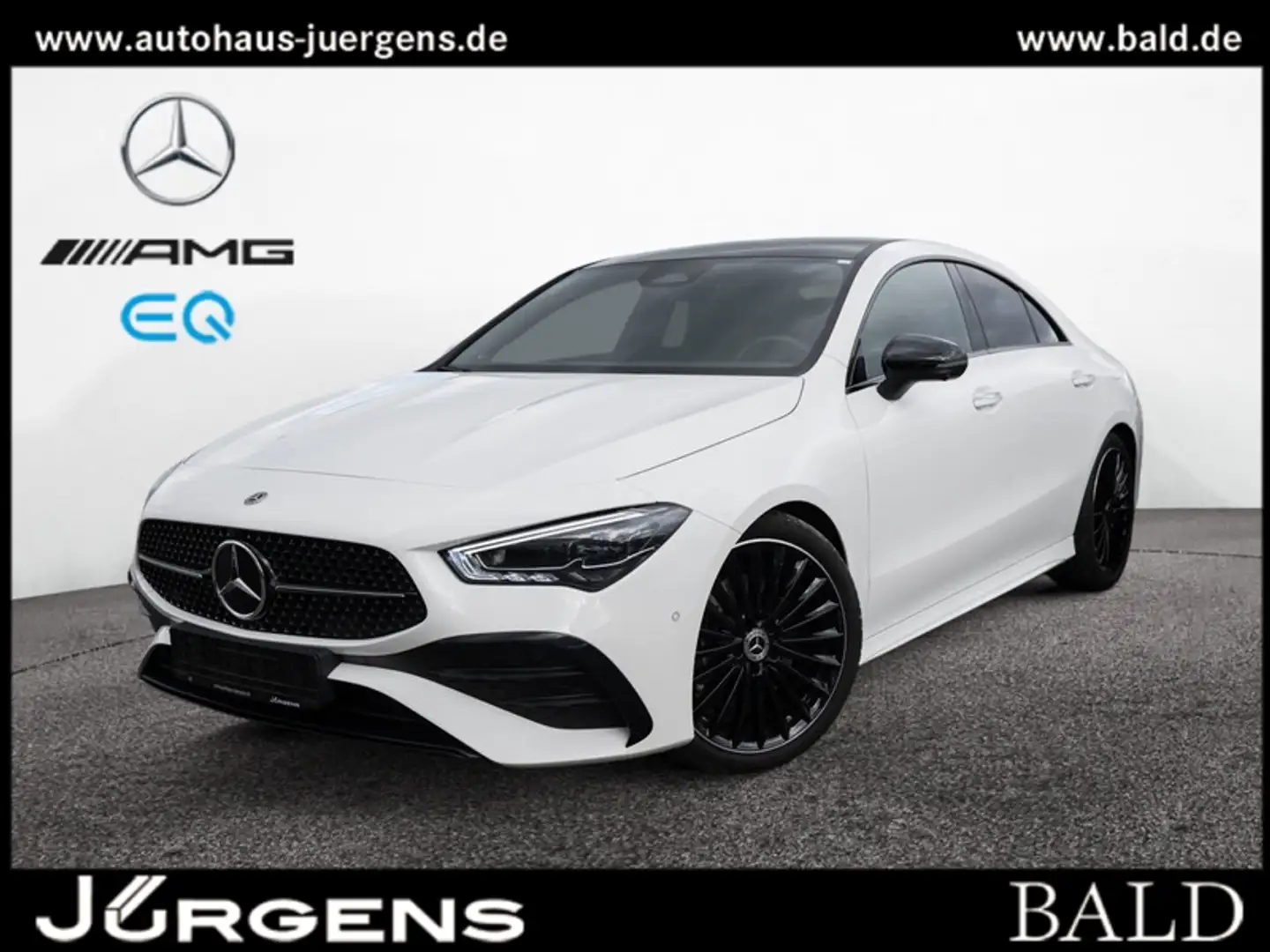 Mercedes-Benz CLA 220 4MATIC Coupé AMG-Sport+Burm+Pano+Distr Weiß - 1