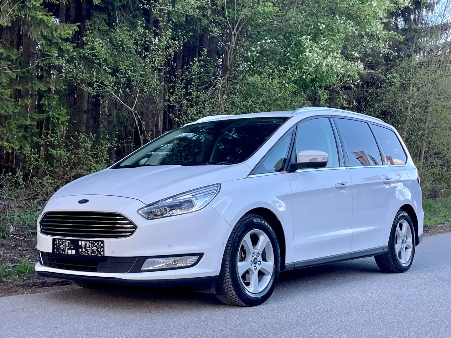 Ford Galaxy TITANIUM ZAHNRIEMEN NEU *KEYFREE*CAM*TEMP*AHK*MWST Blanco - 1