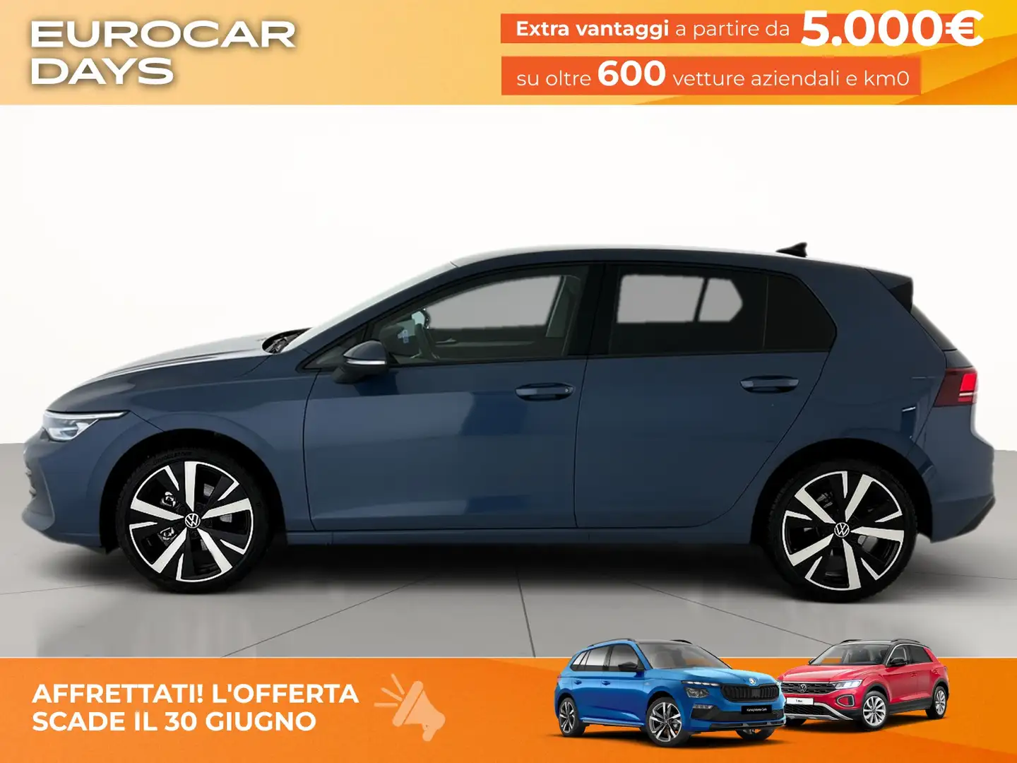 Volkswagen Golf 1.5 etsi edition plus 115cv dsg Blau - 2