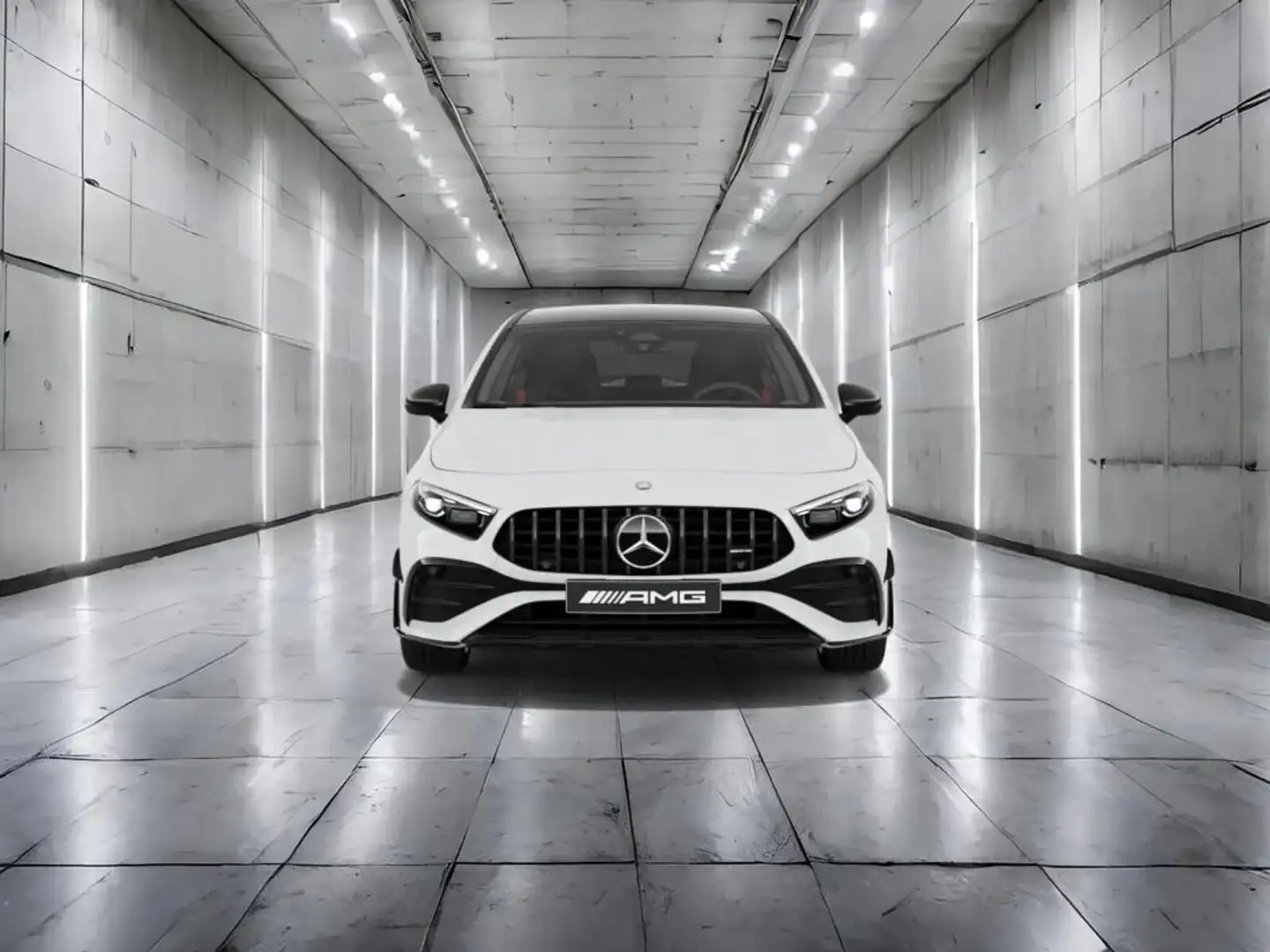 Mercedes-Benz A 35 AMG 4M  AERO+PANO+MULTIB.+BURMESTER+NIGHT Weiß - 2