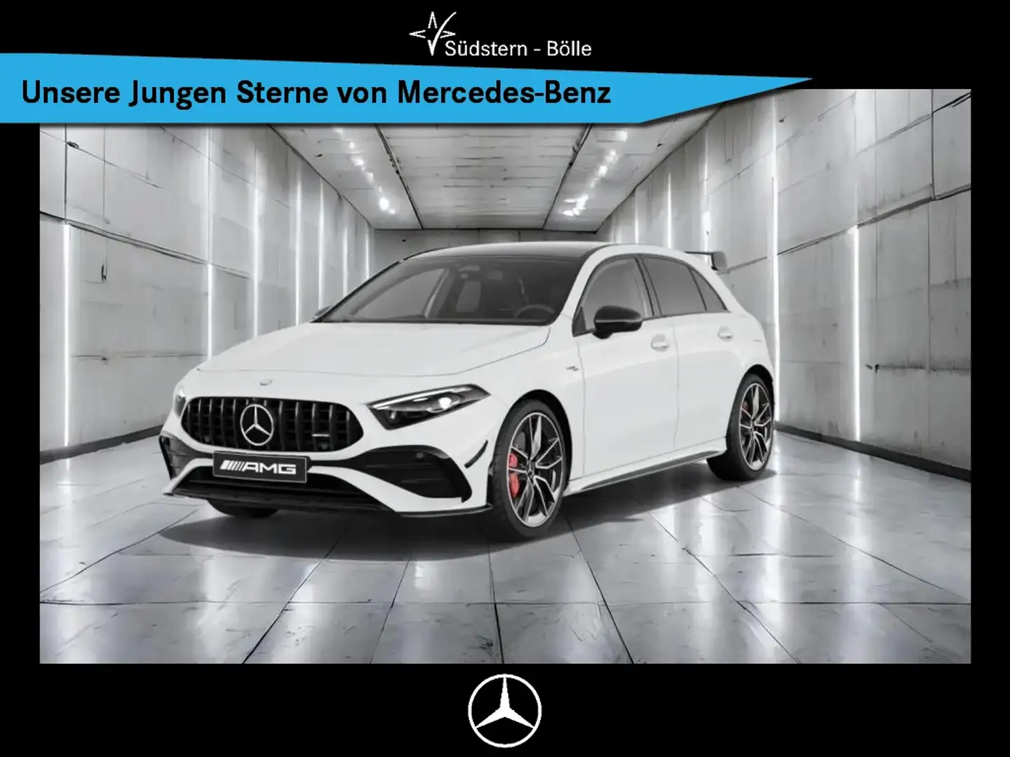 Mercedes-Benz A 35 AMG 4M  AERO+PANO+MULTIB.+BURMESTER+NIGHT Weiß - 1