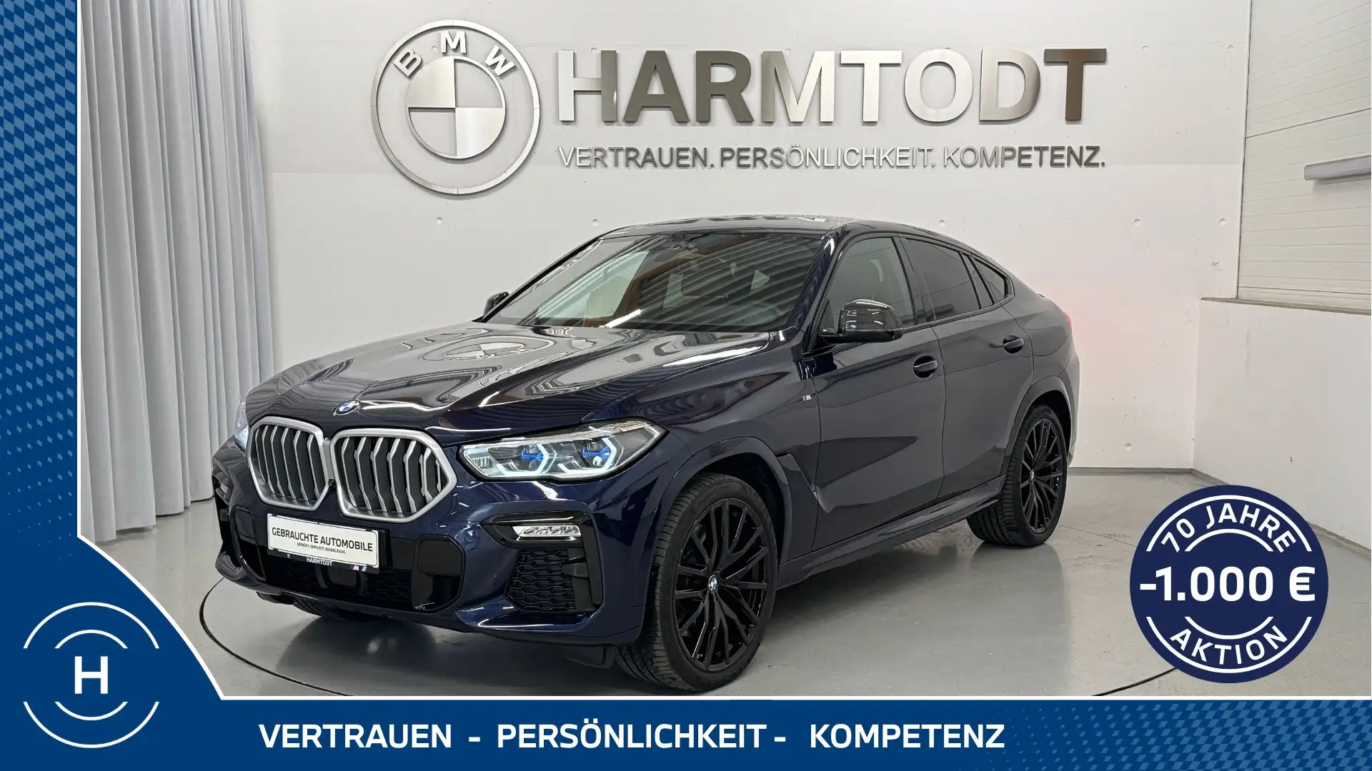 BMW X6 xDrive40d *M-Sportpaket* Blau - 1