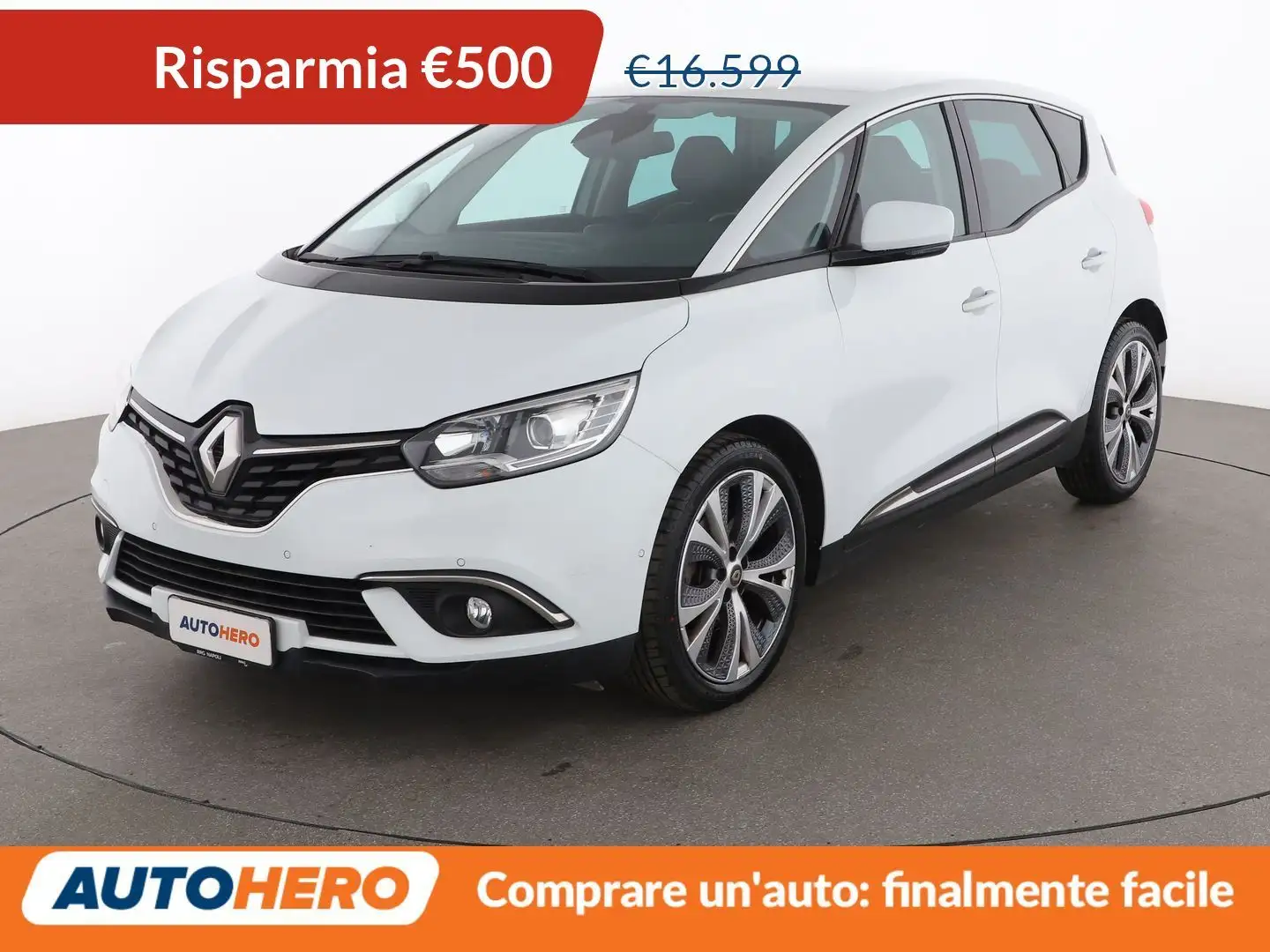 Renault Scenic 1.7 Blue dCi Intens 120 CV Blanc - 1