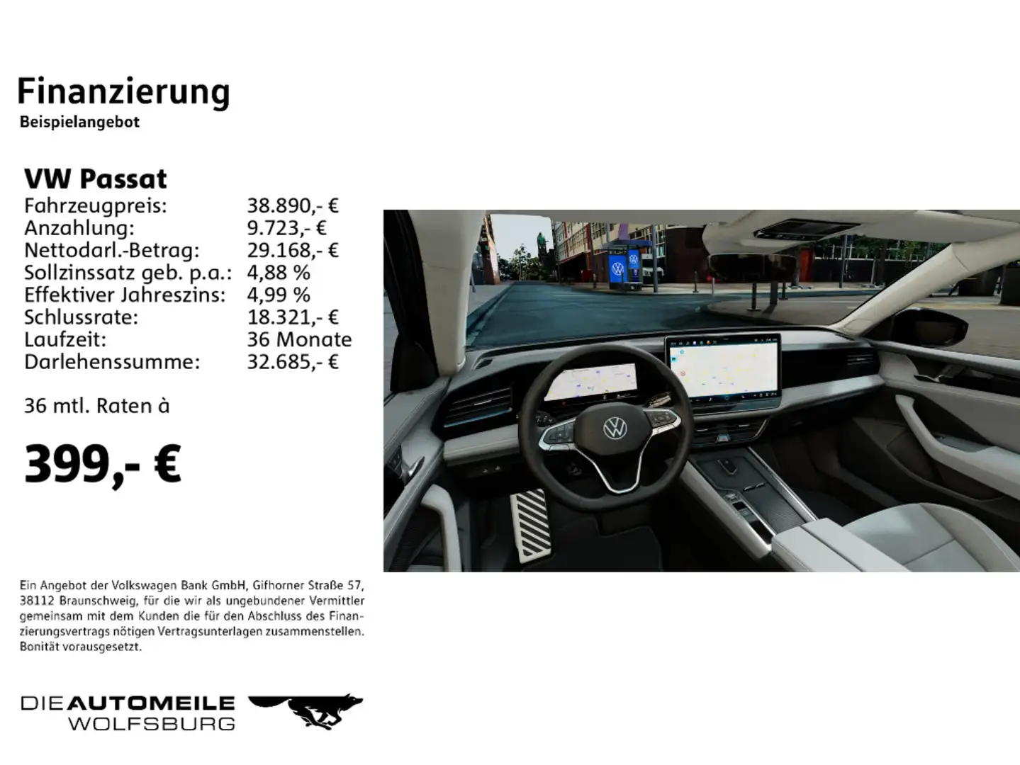 Volkswagen Passat Variant Passat Var. 1.5 eTSI DSG Business DCC/Massage/Cl Schwarz - 2