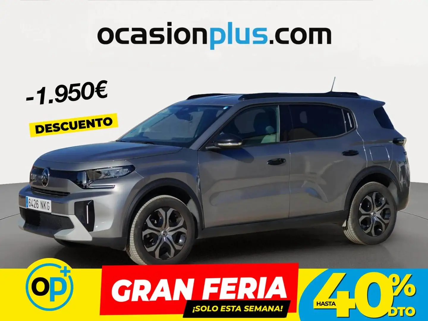 Citroen C3 Aircross Hybrid Plus e-DCS6 145 Gris - 1
