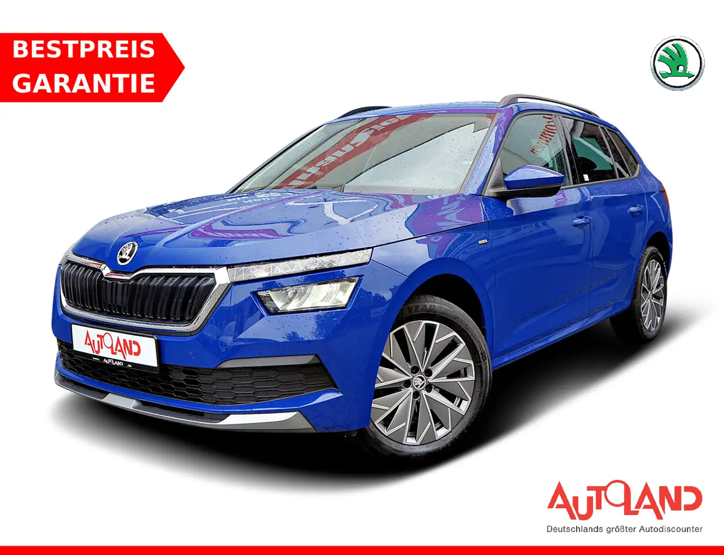 Skoda Kamiq 1.0 Clever LED SmartLink Sitzheizung PDC Blau - 1