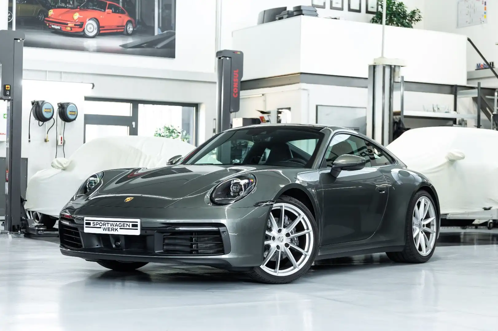 Porsche 992 911 Carrera I PASM I Sitz Klima I LED I 2. Hd Grijs - 1