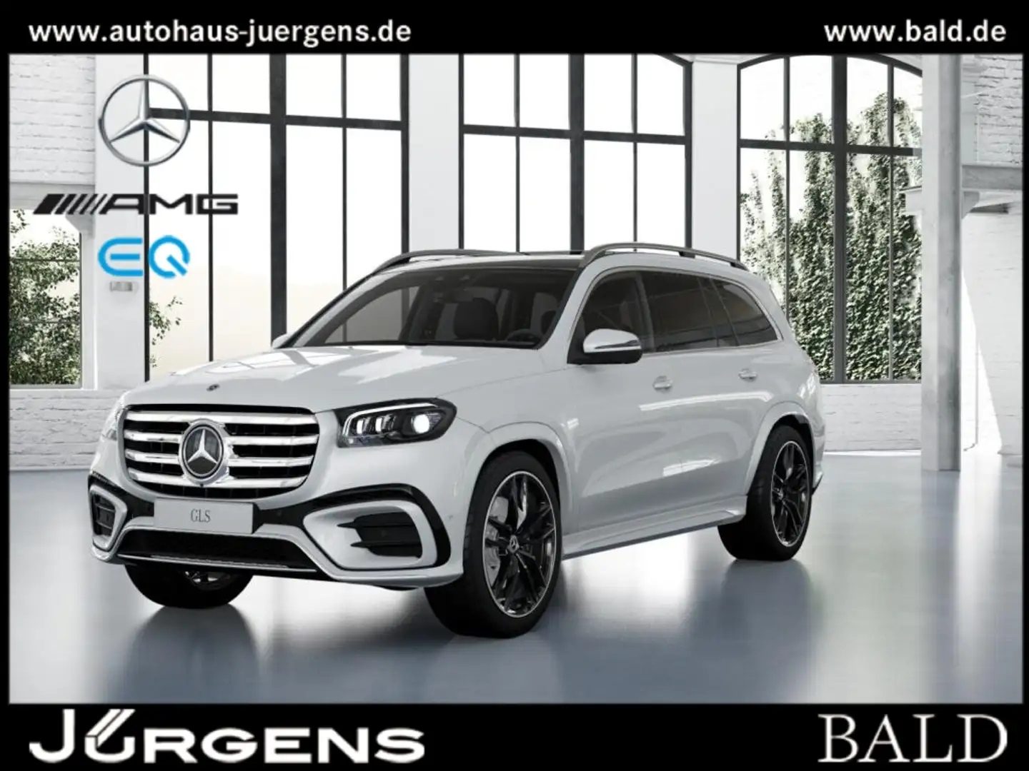 Mercedes-Benz GLS 580 4M AMG-Sport/E-ACTIVE/Stdhz/Pano/AHK/23" Blanc - 1