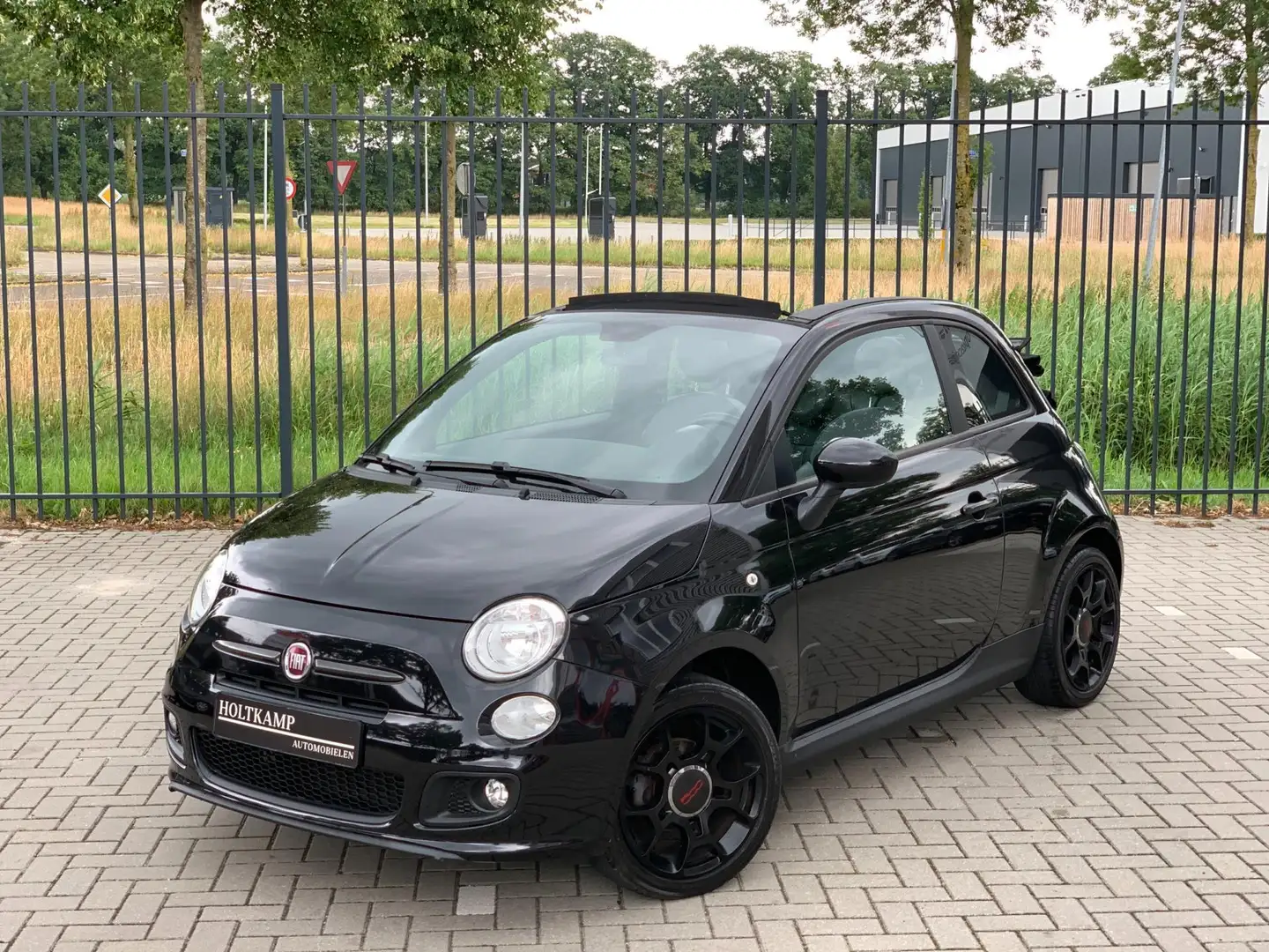 Fiat 500C 1.2 S | AIRCO | LEDER | PDC | SPORT Noir - 1
