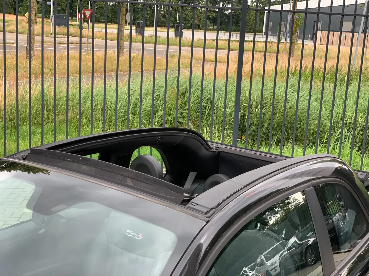 Fiat 500C 1.2 S | AIRCO | LEDER | PDC | SPORT Noir - 2