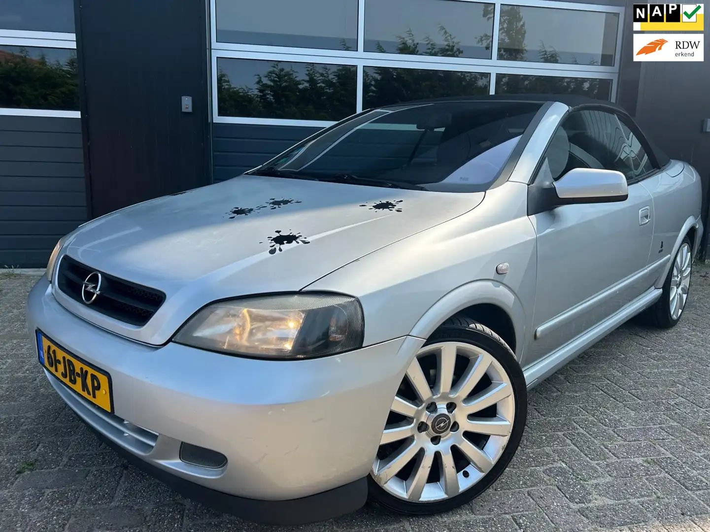 Opel Astra Cabriolet 2.2-16V|Airco|Automaat!|Cabrio!| Grijs - 1