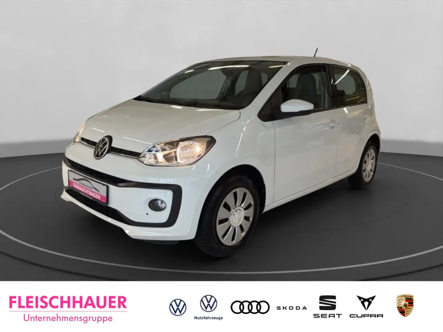 Volkswagen up! 1.0 move Klima+Maps&more+SHZ+Bluetooth Weiß - 1