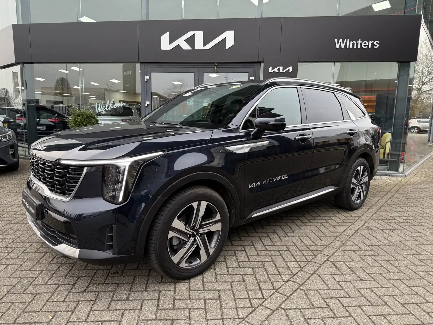 Kia Sorento 1.6 T-GDi Plug-in Hybrid 4WD ExecutiveLine 7p. Mee Blauw - 1