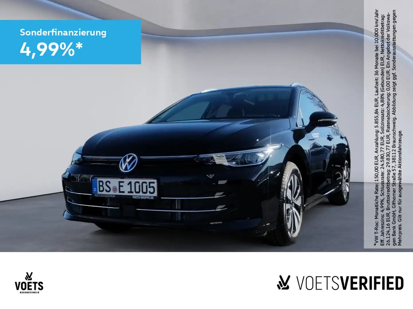 Volkswagen Golf Variant Life 1.5 eTSI DSG LED+RearView+PANO Schwarz - 1