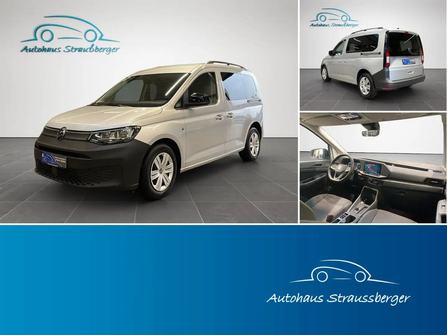 Volkswagen Caddy 2,0TDI DSG Shz Kamera Silber - 1