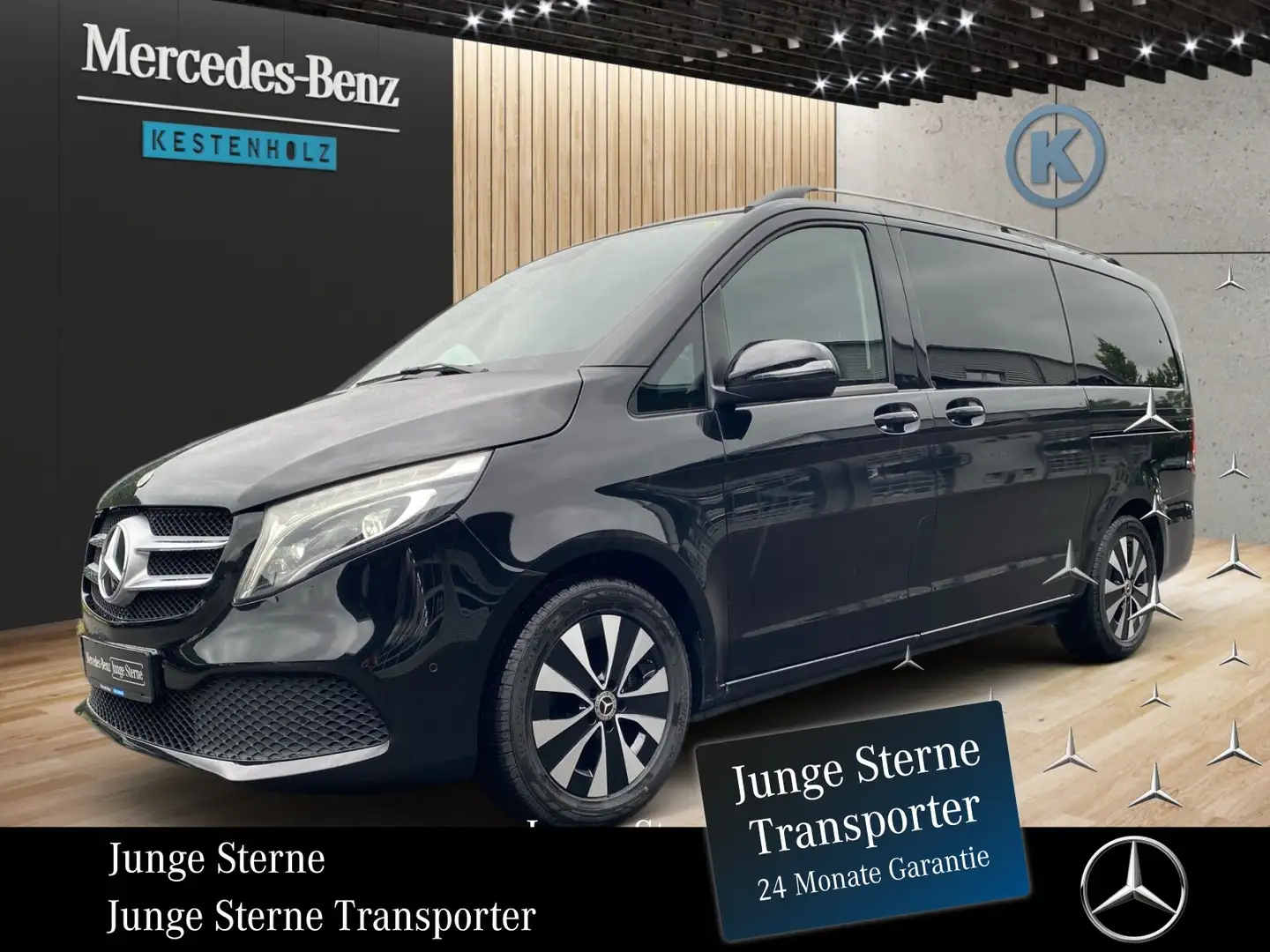 Mercedes-Benz V 220 V 220 d Lang *EDITION*AHK*SHZ*KAMERA*MBUX*LED* Negro - 1