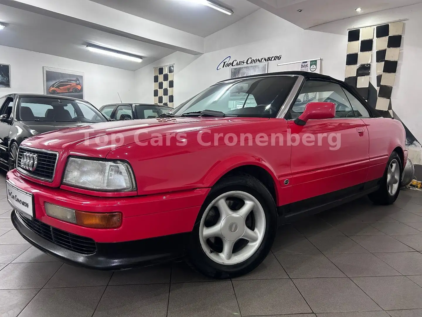 Audi Cabriolet 2.6 V6*Leder*SHZ*Alus* Rot - 2