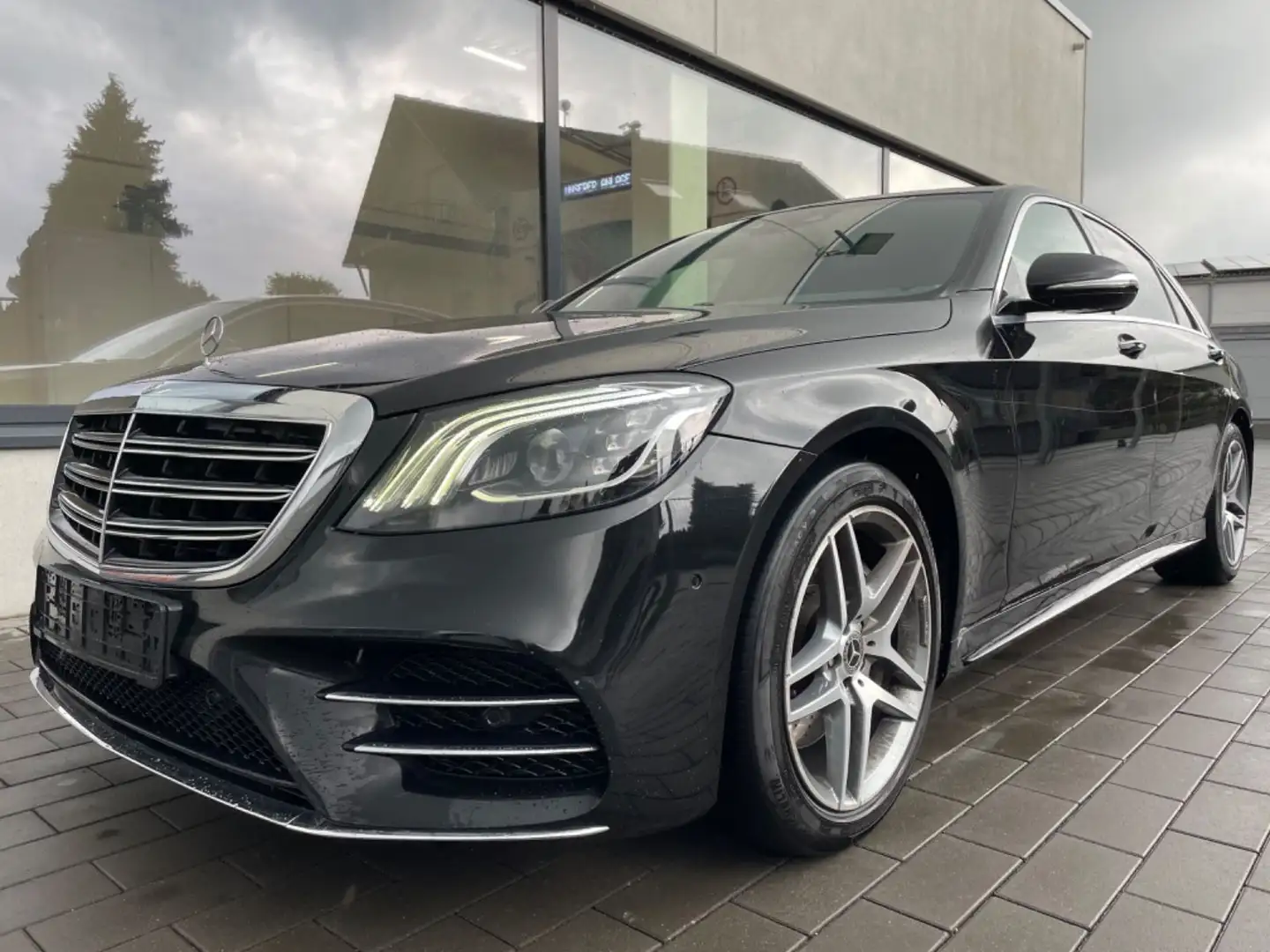 Mercedes-Benz S 350 d Lang Navi Leder Sitzh Pano AMG Design Schwarz - 1