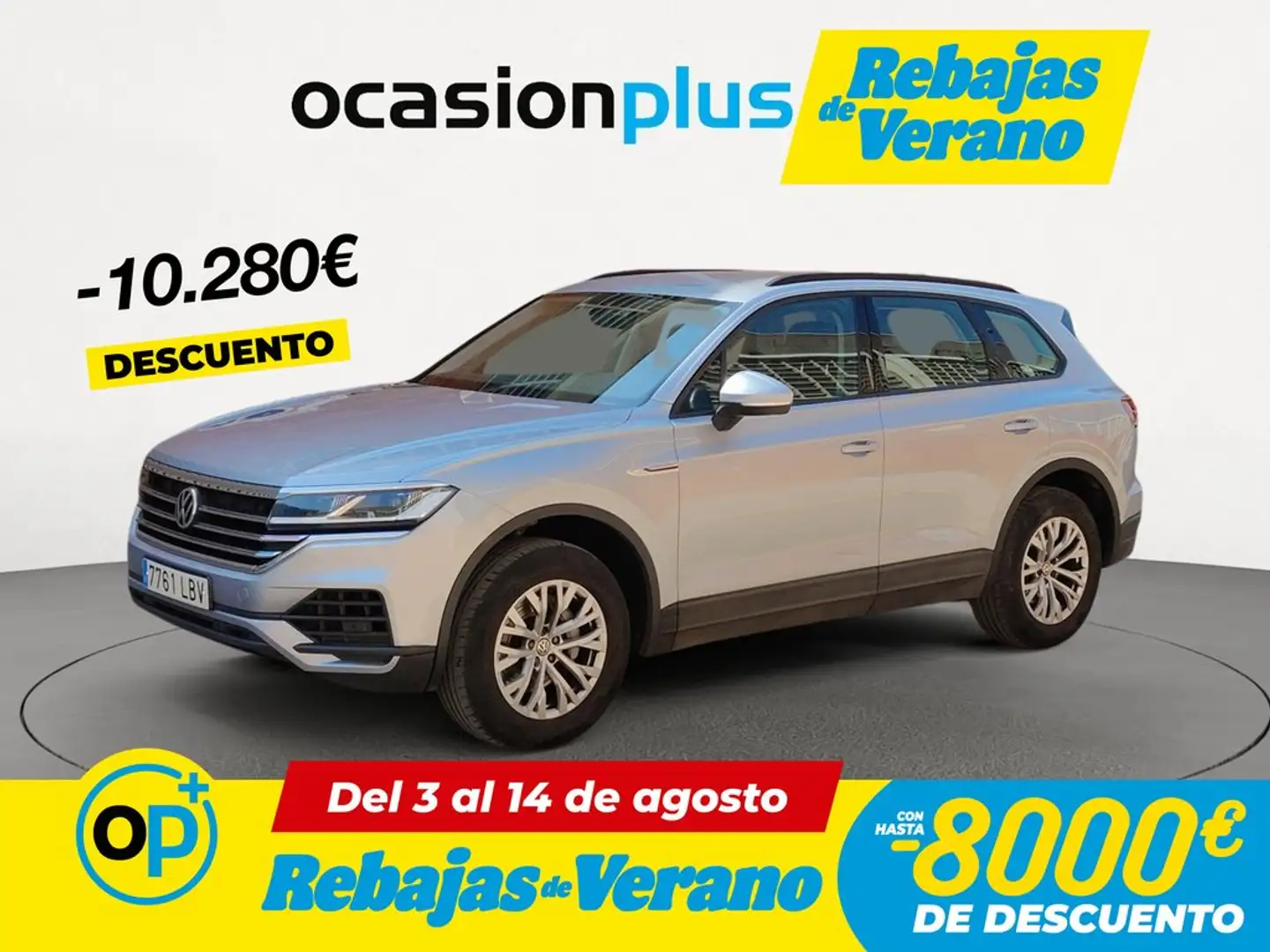 Volkswagen Touareg 3.0TDI V6 Pure Tiptronic 4Motion 170kW Gris - 1