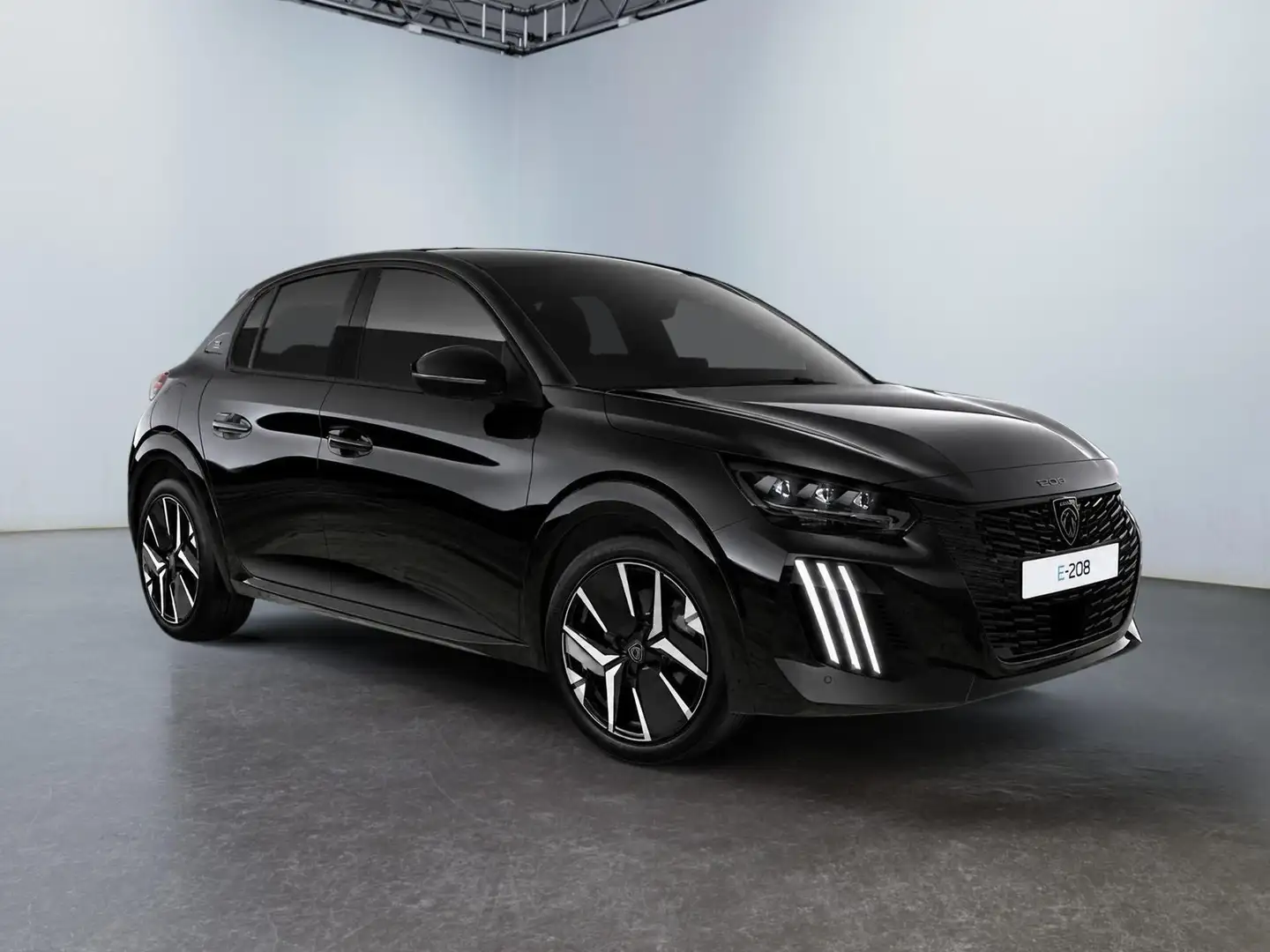 Peugeot e-208 54kWh 156PS/115kW GT Pack 2026, 421km WLTP | +1... Schwarz - 1
