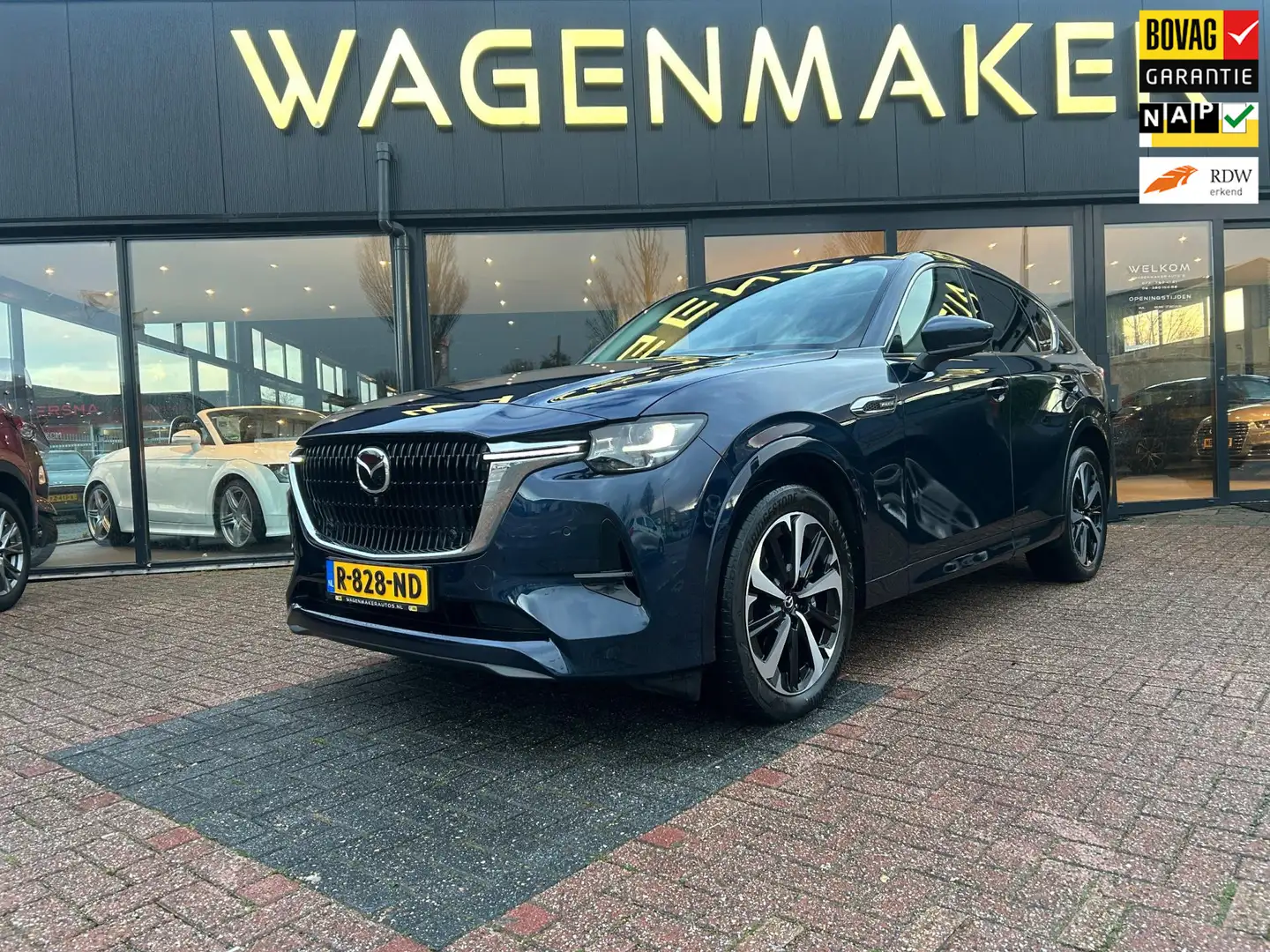Mazda CX-60 2.5 e-SkyActiv PHEV Takumi PANO|ACC|Headup|DealerO Blauw - 1
