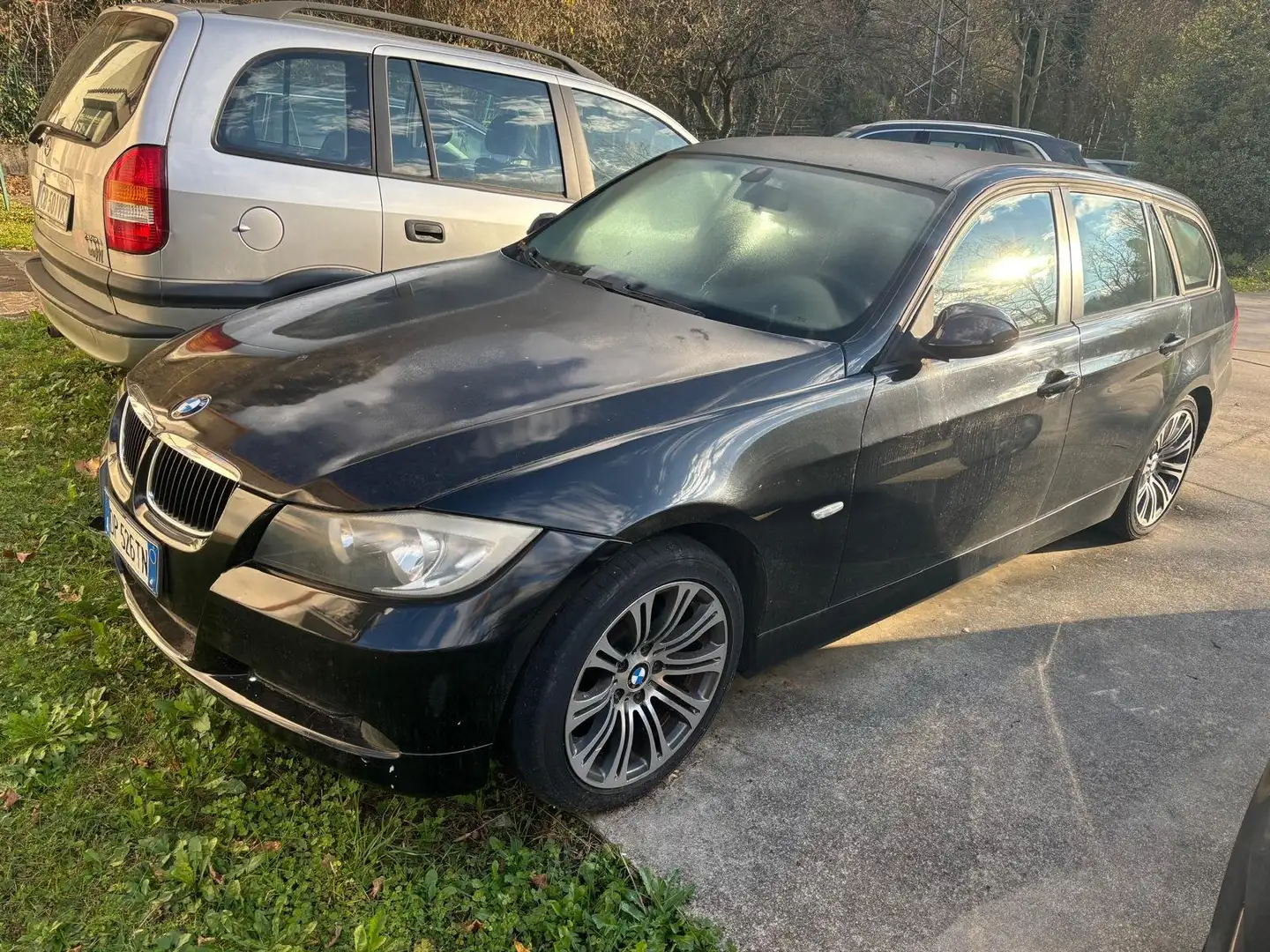 BMW 320 Serie 3 E91 Touring 320d Touring Eletta 177cv Negro - 1