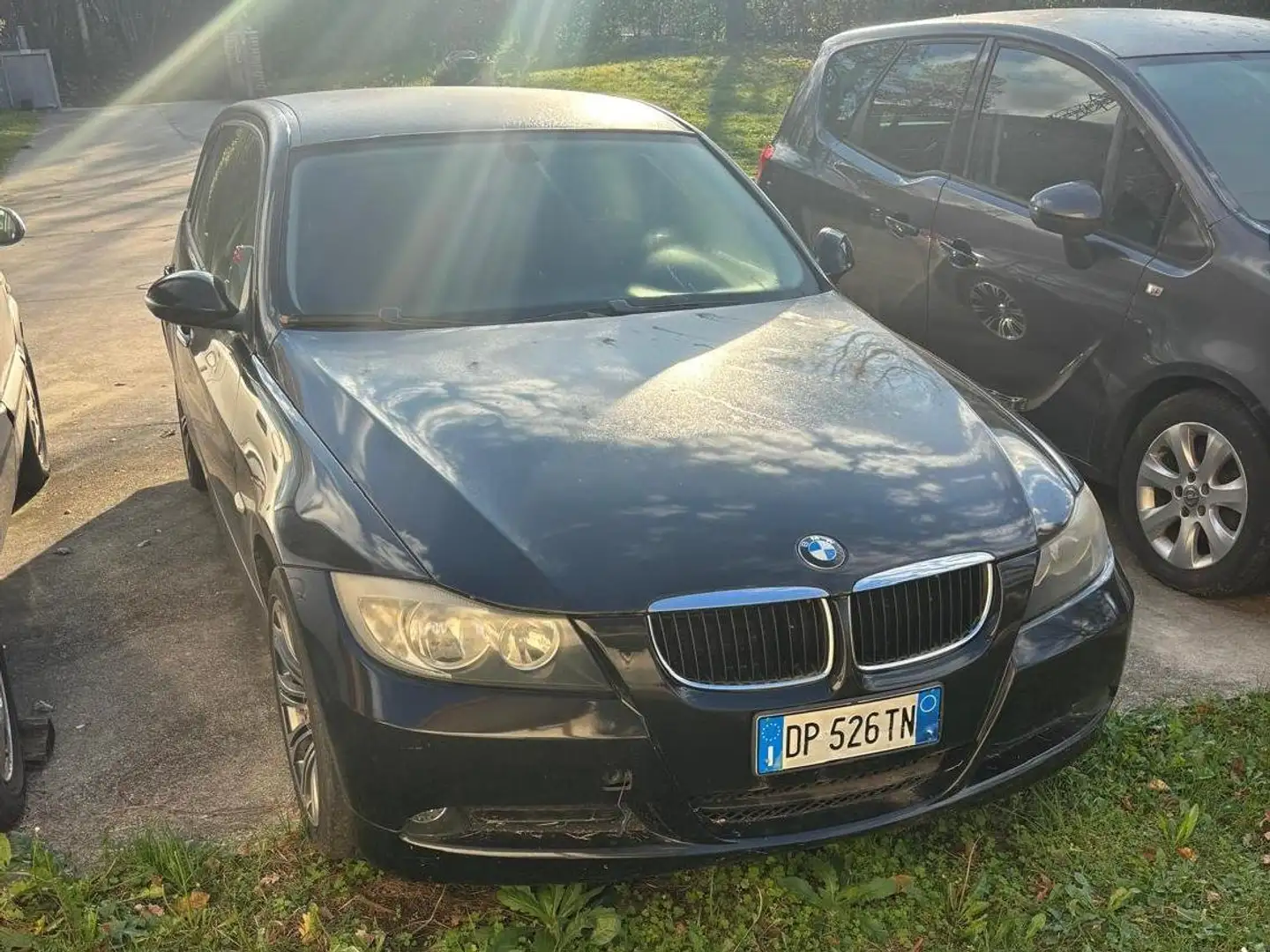 BMW 320 Serie 3 E91 Touring 320d Touring Eletta 177cv Negro - 2
