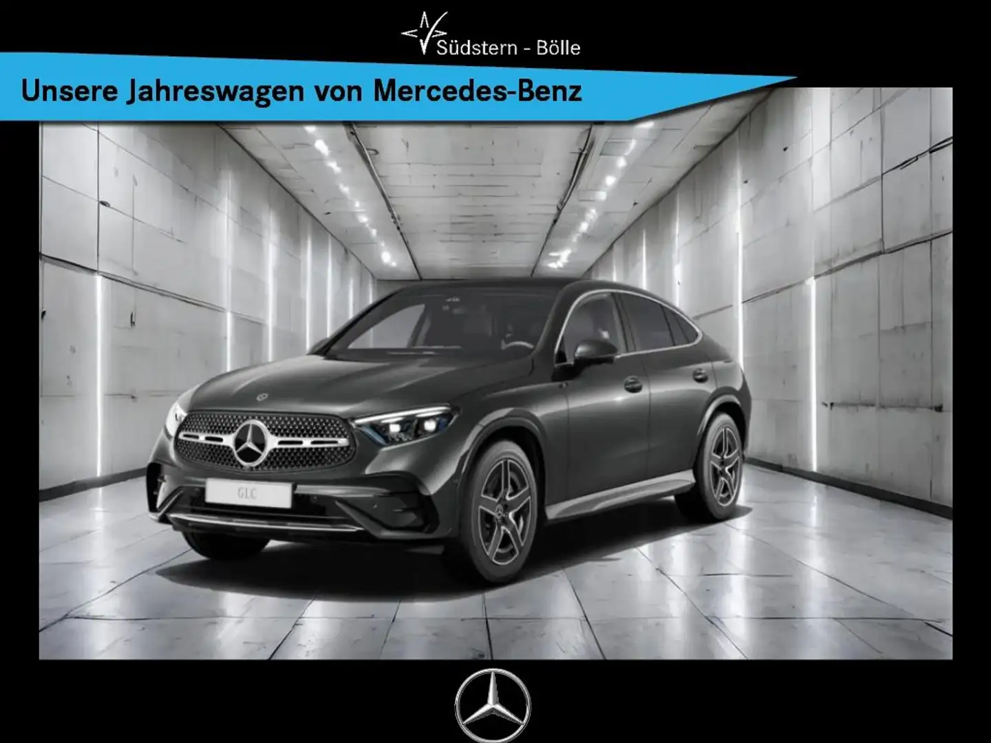 Mercedes-Benz GLC 200 4M Coupe +AMG+SHZ+MEMORY+NAVI+AMBIENTE Gris - 1