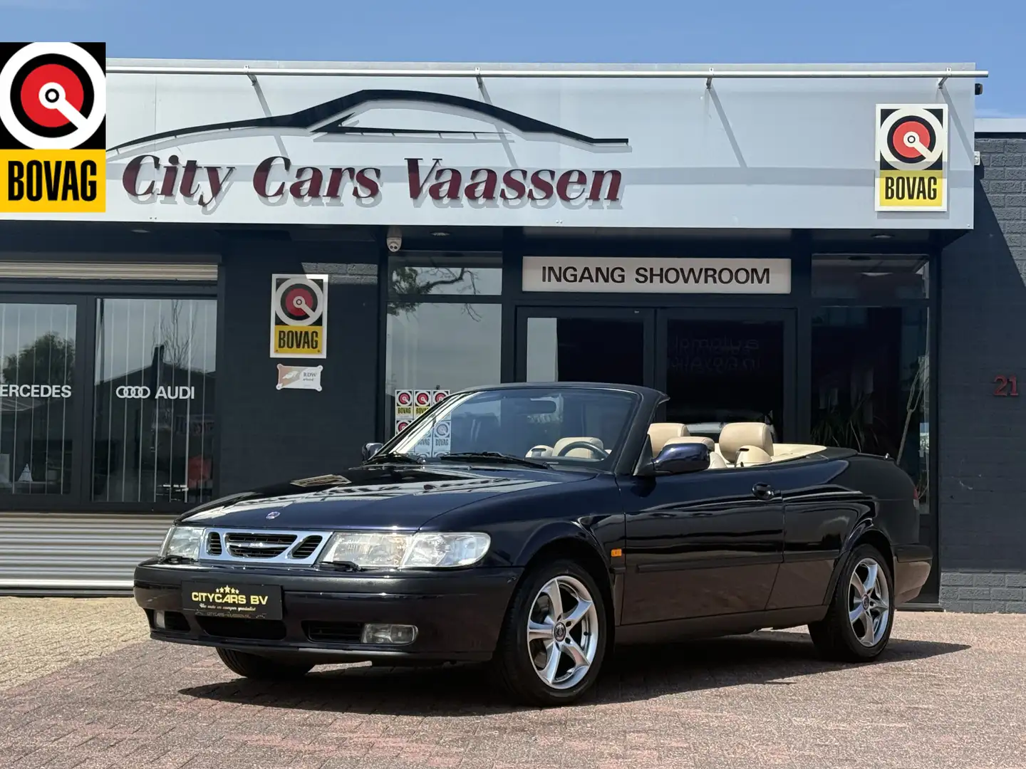 Saab 9-3 Cabrio 2.0 Turbo SE 200 pk youngtimer nieuwe apk c Blau - 1