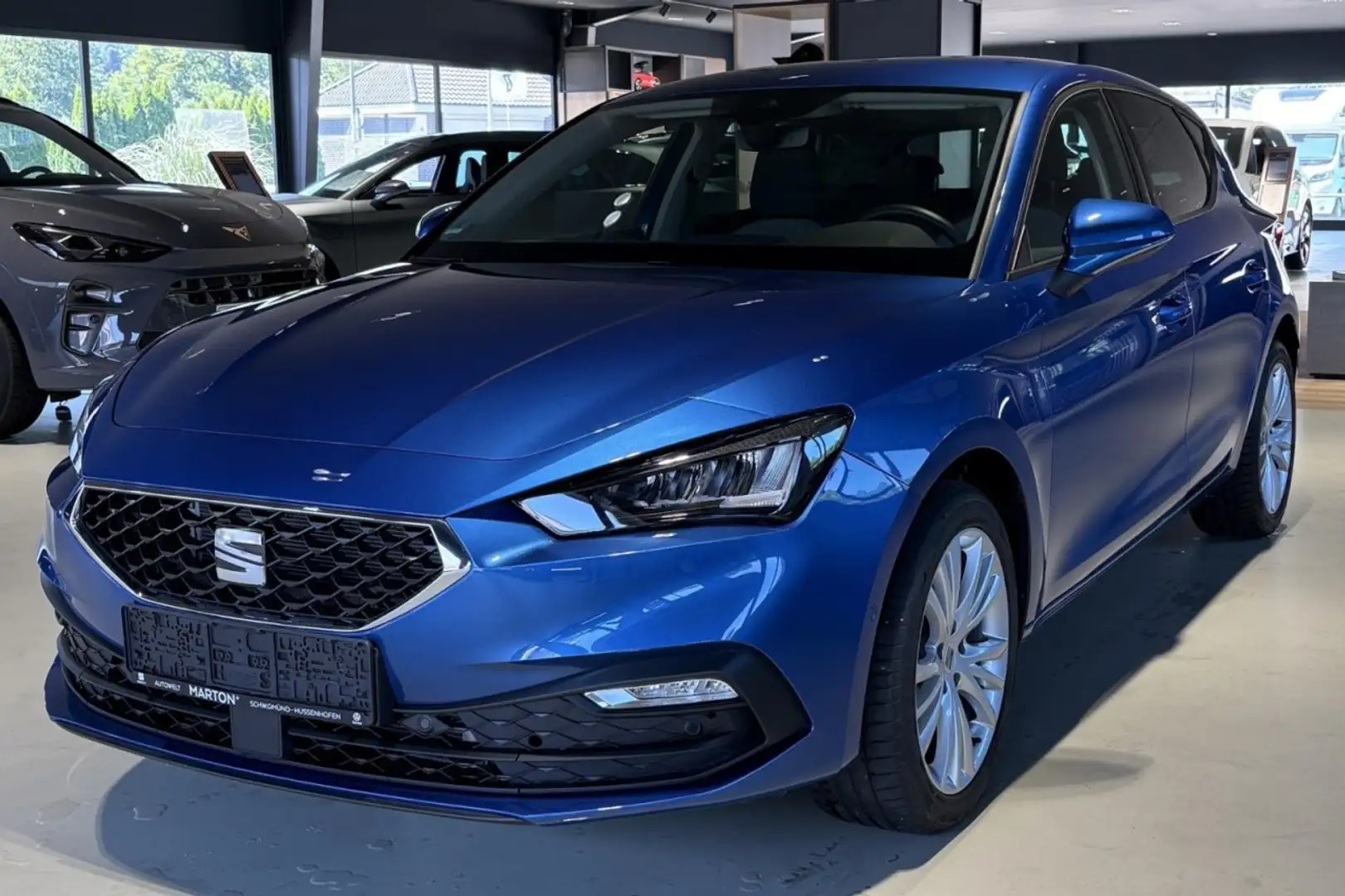 SEAT Leon Klima Rückfahrkamera Sitzheizung Fenster el. Blau - 1