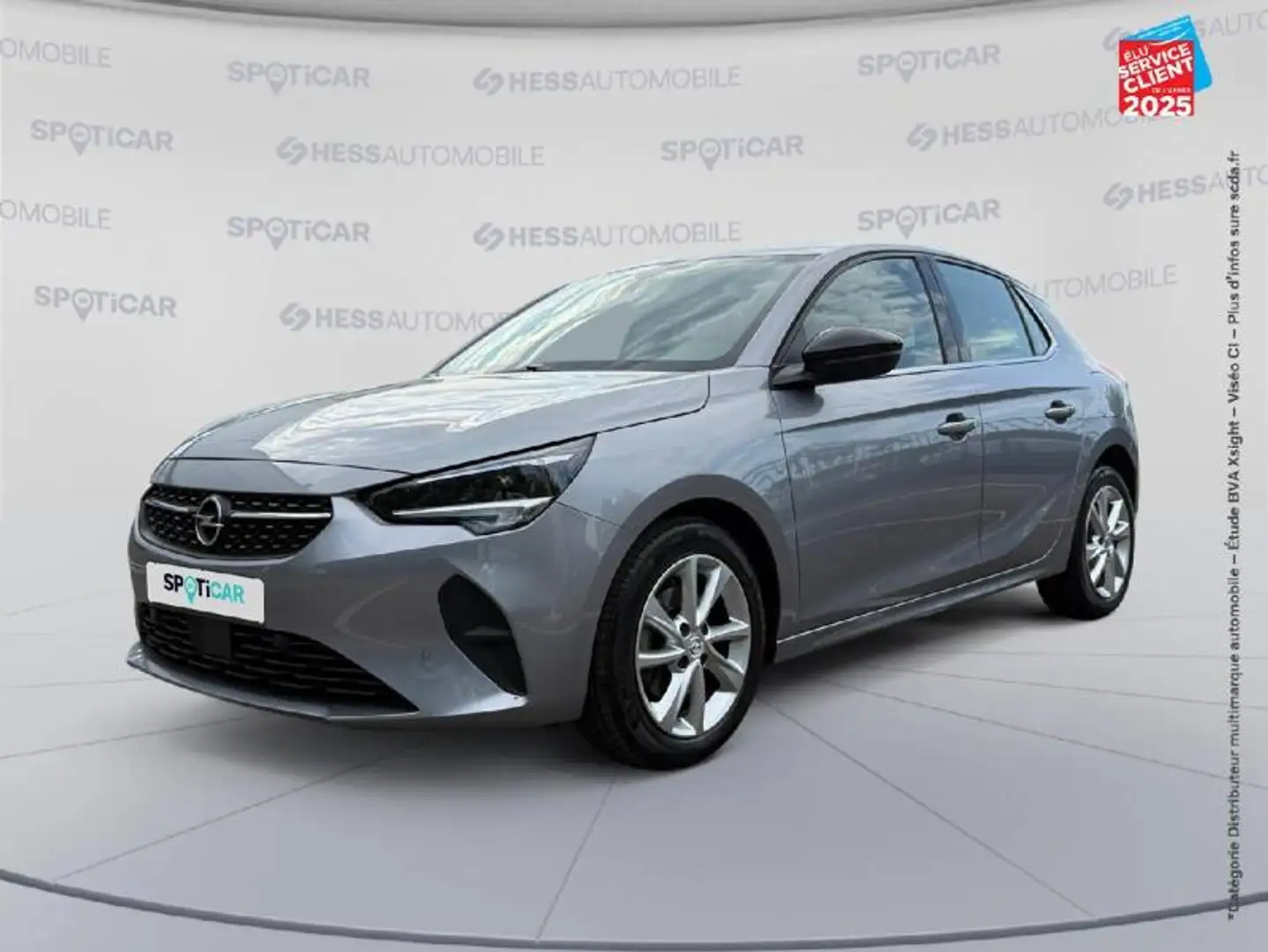 Opel Corsa 1.2 Turbo 100ch Elegance Camera GPS Gris - 1
