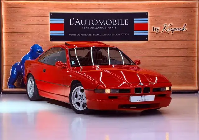 BMW 840 serie 850csi v12 s70 380cv et 550nm 1510 exemplaires to clim origine france
