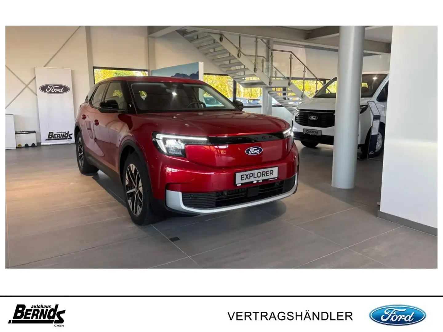 Ford Explorer Elektromotor Extended Range RWD 77kWh Explorer Rouge - 1