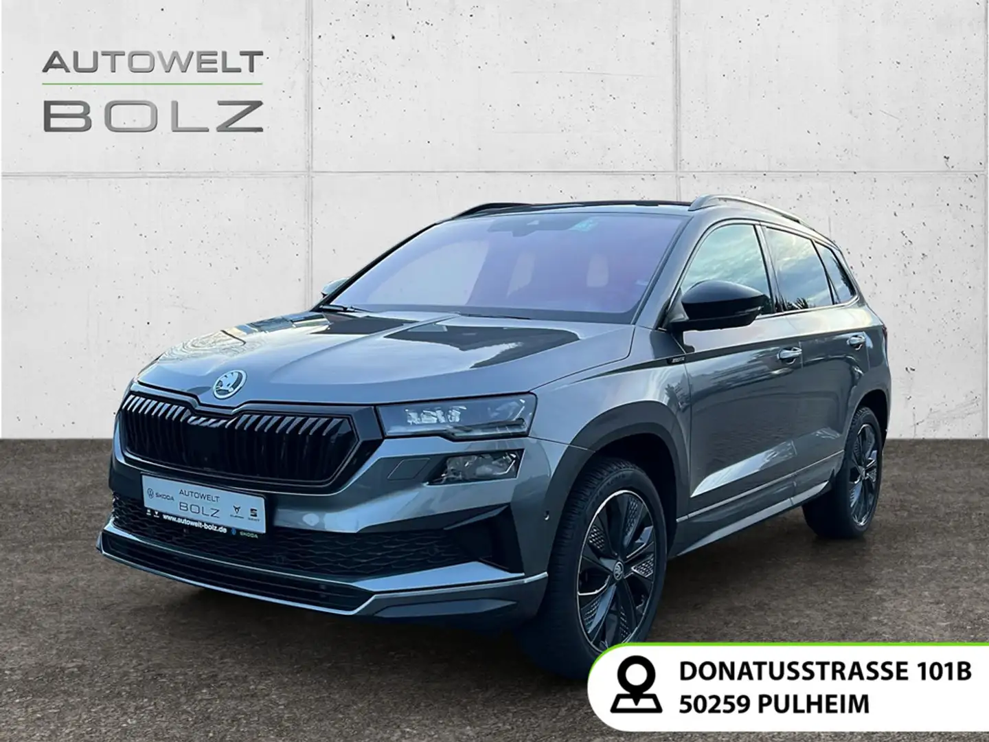 Skoda Karoq Sportline 4x4 2.0 TFSI AHK Navi Leder Memo Grau - 1