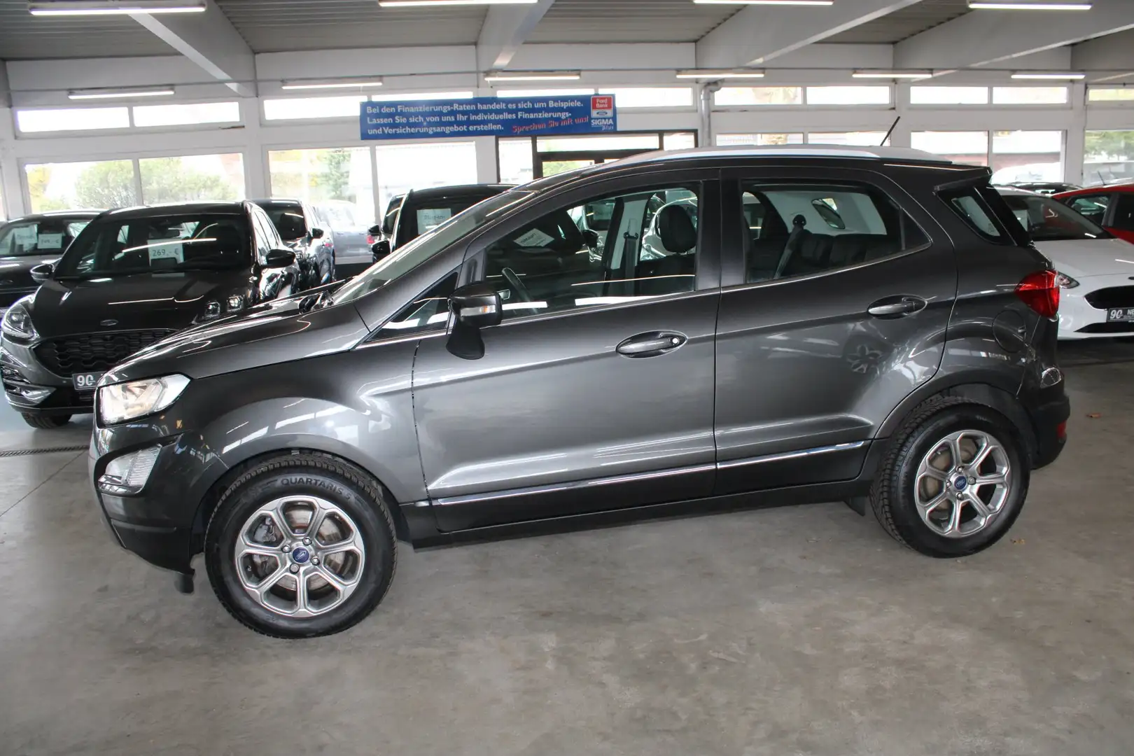 Ford EcoSport ECOSPORT AUTOMATIK TITANIUM NAVI CAM PDC WinterPak Grijs - 2