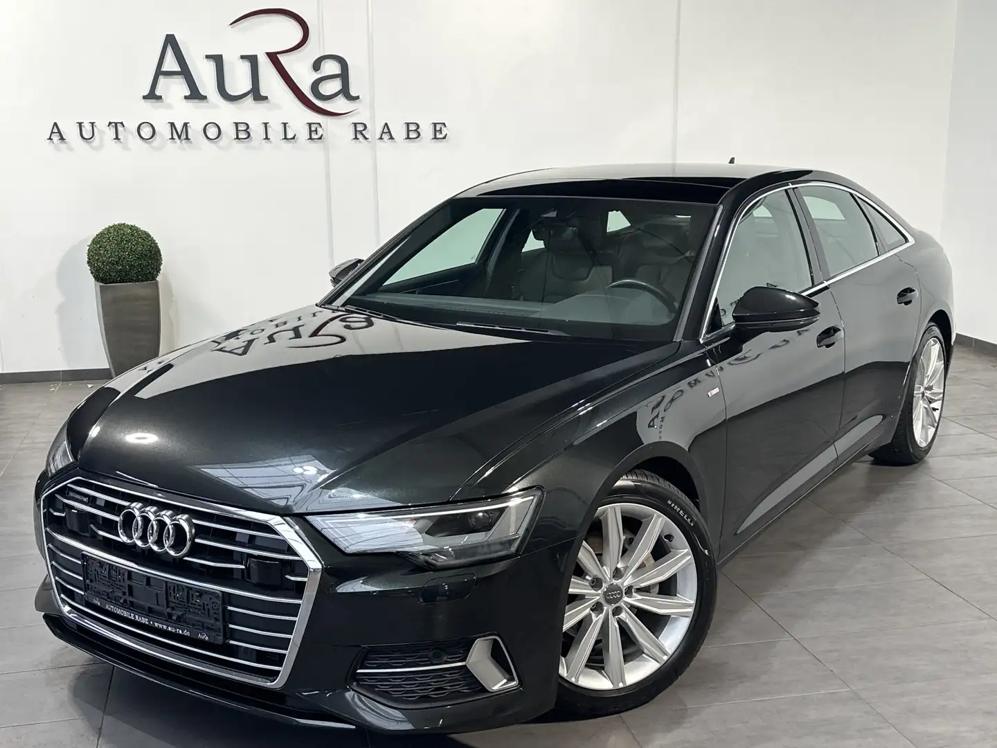 Audi A6 40 TDI Qu S-Line NAV+LED+PANO+AHK+VCOCK+19ZO Grau - 2