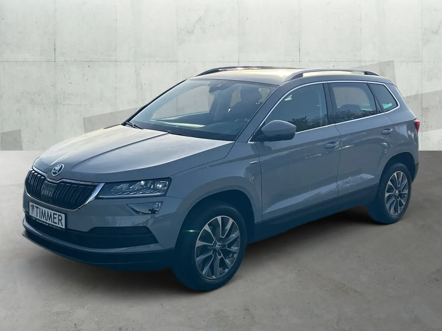 Skoda Karoq 1.5 TSI DSG CLEVER *AHK *LED *RKAM *TRAVEL *NAVI Gris - 2