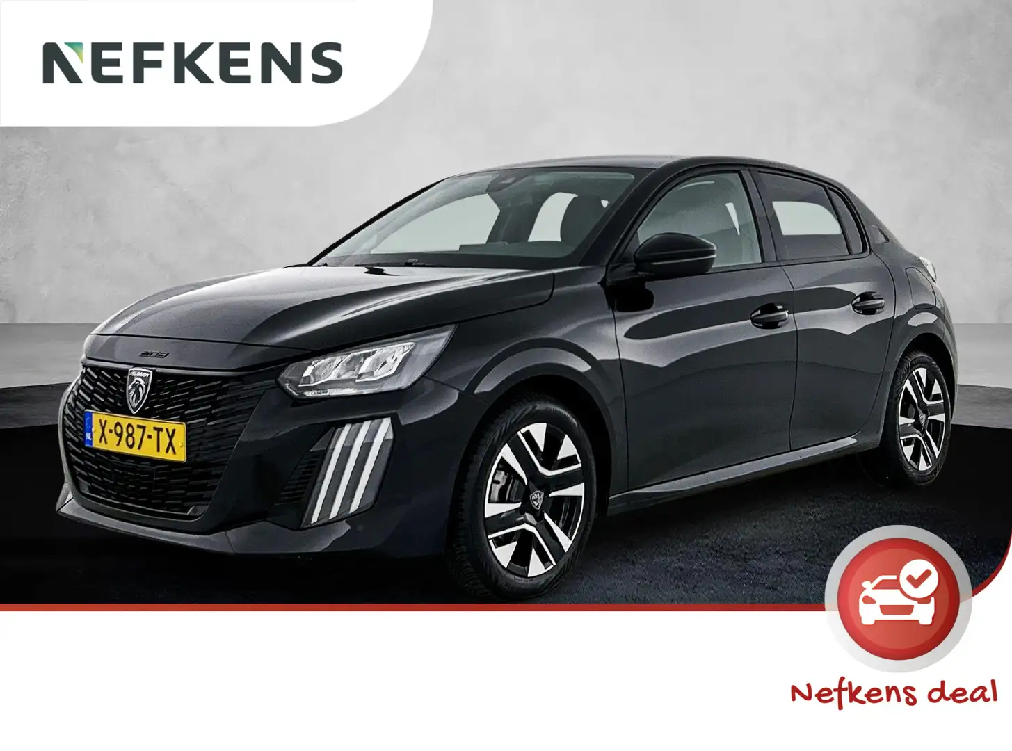 Peugeot 208 Allure 100 pk | Navigatie | Parkeersensoren Voor e Noir - 1