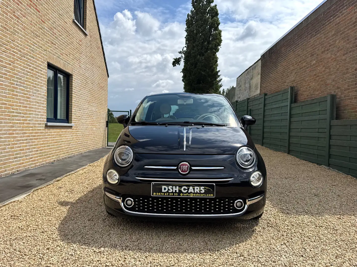 Fiat 500 1.2 Lounge Auto / Navi VENDU Noir - 2