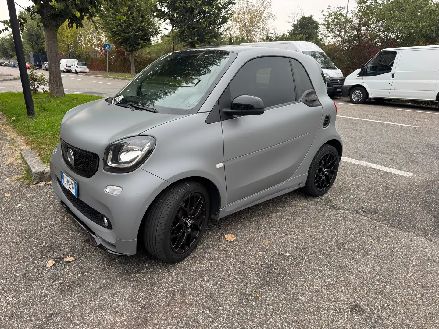 smart forTwo Fortwo III 2015 0.9 t Passion 90cv twinamic Grigio - 2