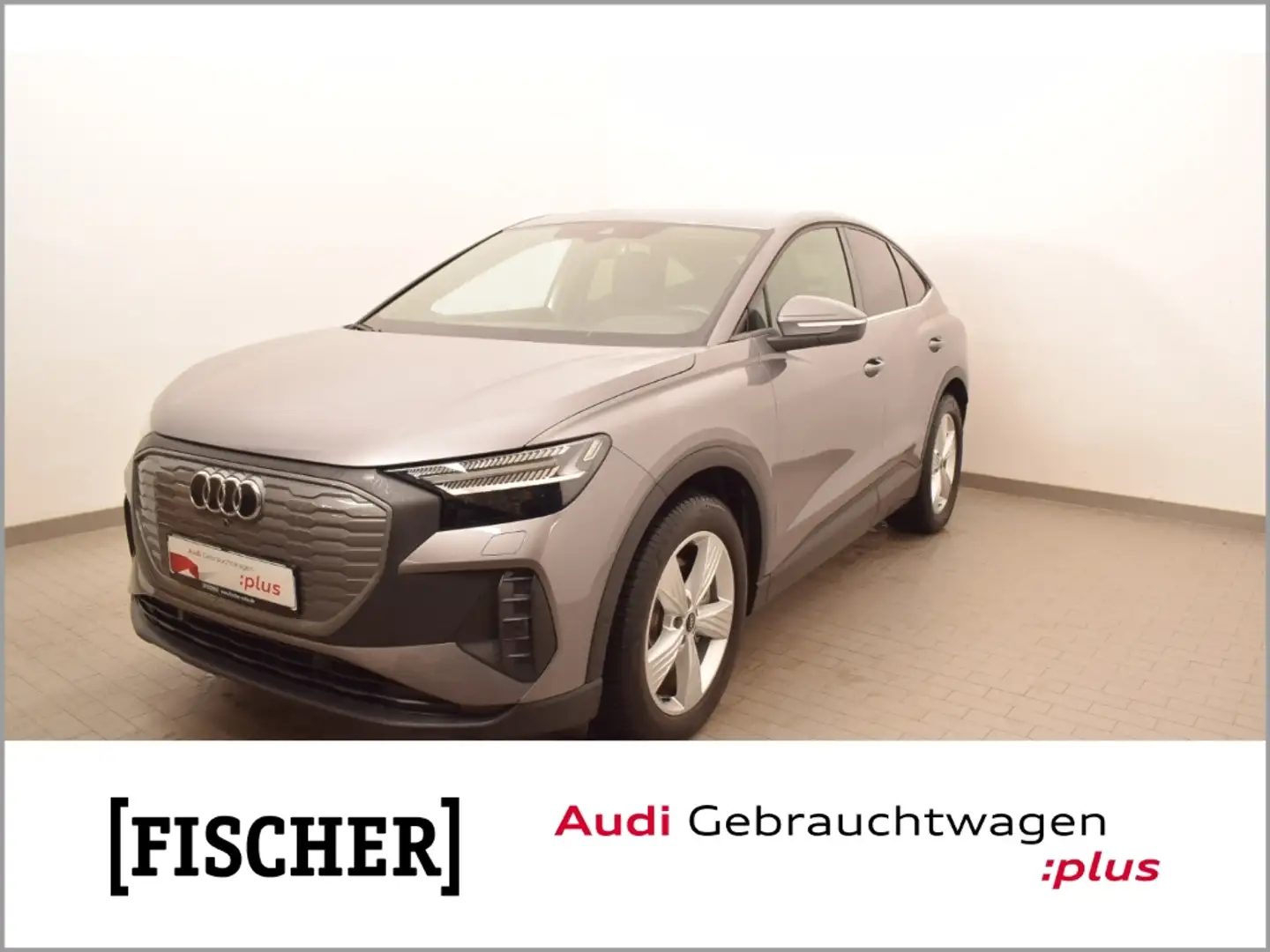 Audi Q4 e-tron Sportback 40 Matrix Navi SHZ PDC Rear View Gris - 1
