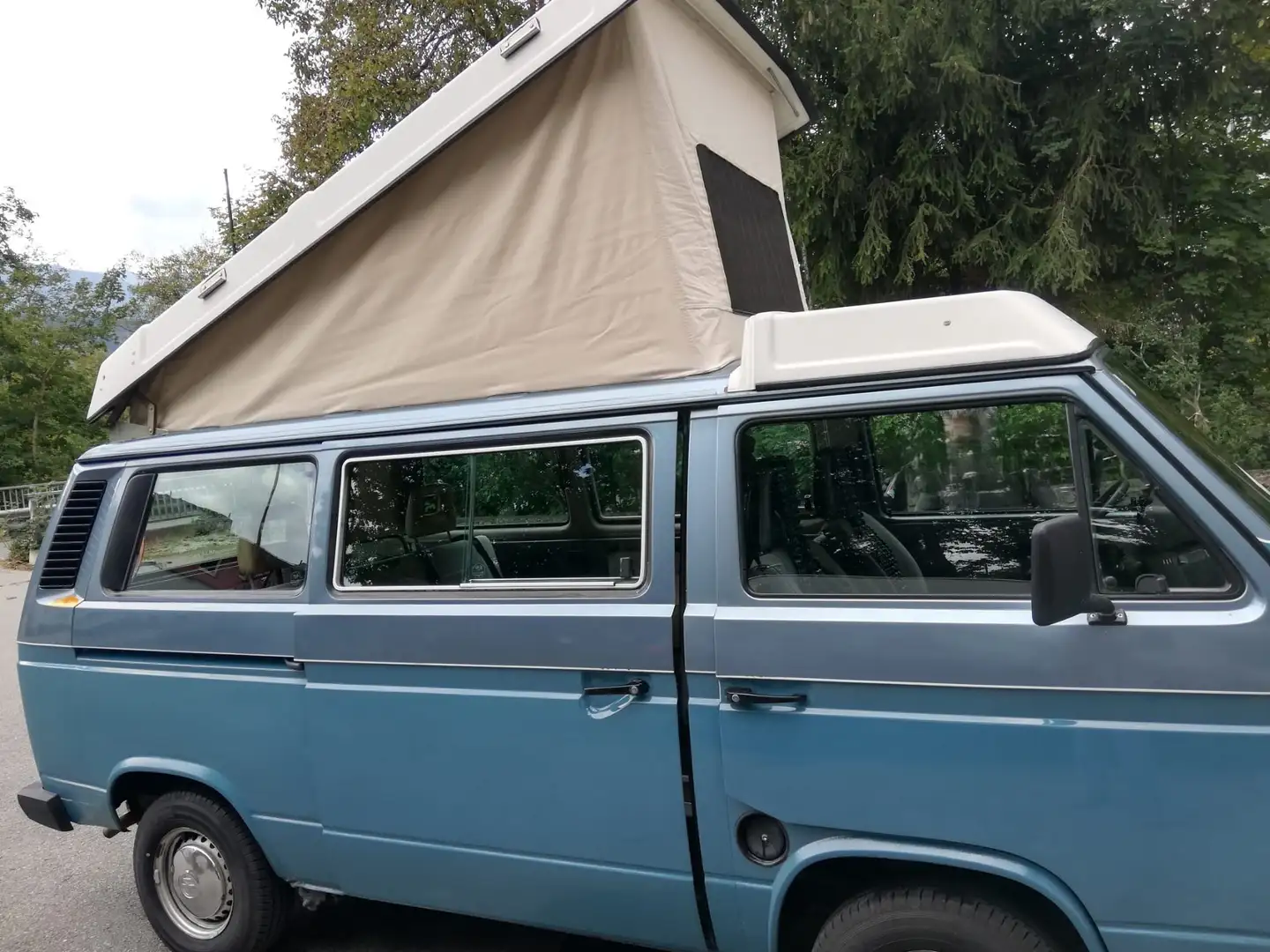 Volkswagen T3 Multivan T3 Multivan mit Hubdach Blau - 2