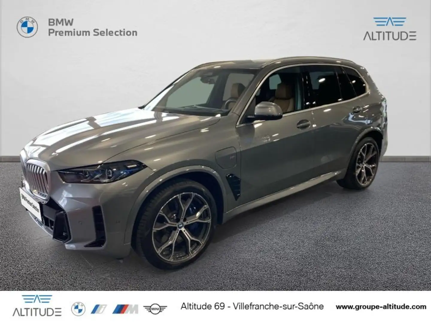 BMW X5 xDrive50e 489ch M Sport Gris - 1