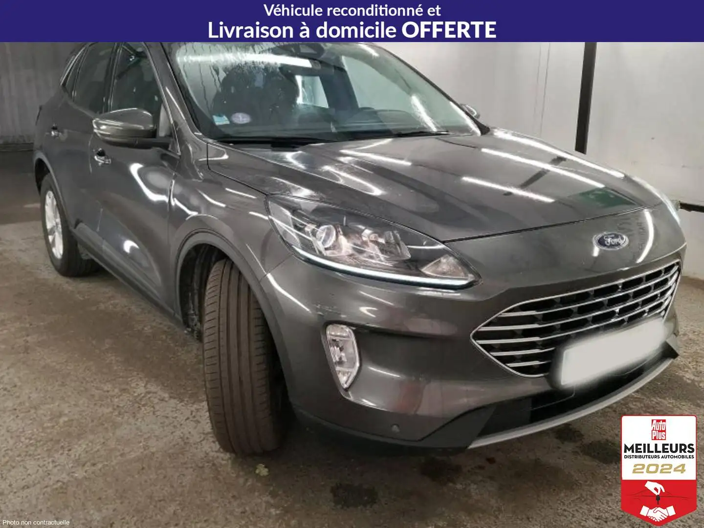 Ford Kuga Duratec 190 FlexiFuel FHEV E85 Powershift Titanium Gris - 2