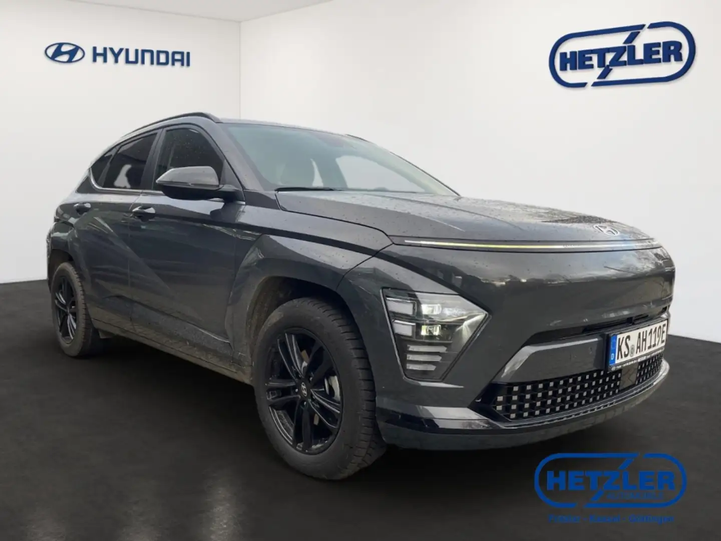 Hyundai KONA Trend Elektro 2WD 48kW  Schaltwippen,Navigation,Ve Grigio - 2