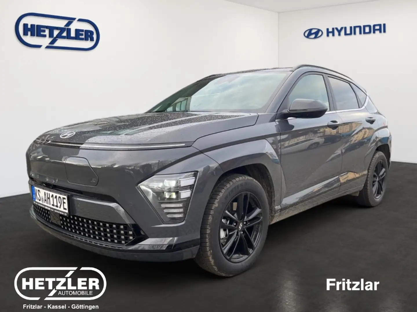 Hyundai KONA Trend Elektro 2WD 48kW  Schaltwippen,Navigation,Ve Grigio - 1