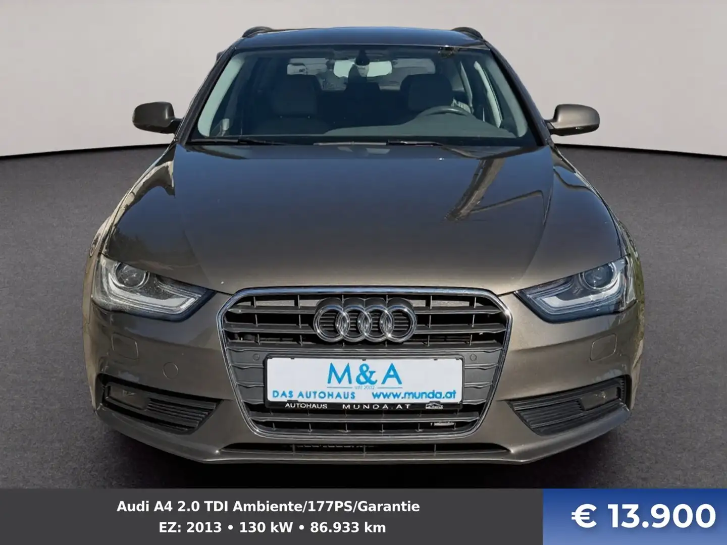 Audi A4 2.0 TDI Ambiente/177PS/Garantie Grau - 2